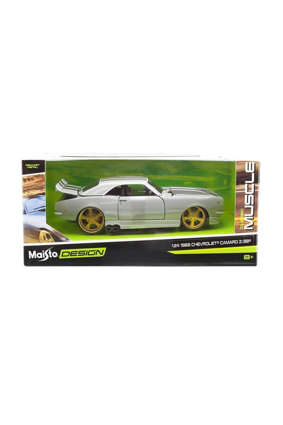 NECO TOYS MAY 32508 1:24 Maisto Chevrolet Camaro Z-28 1968 Model Araba -Necotoys