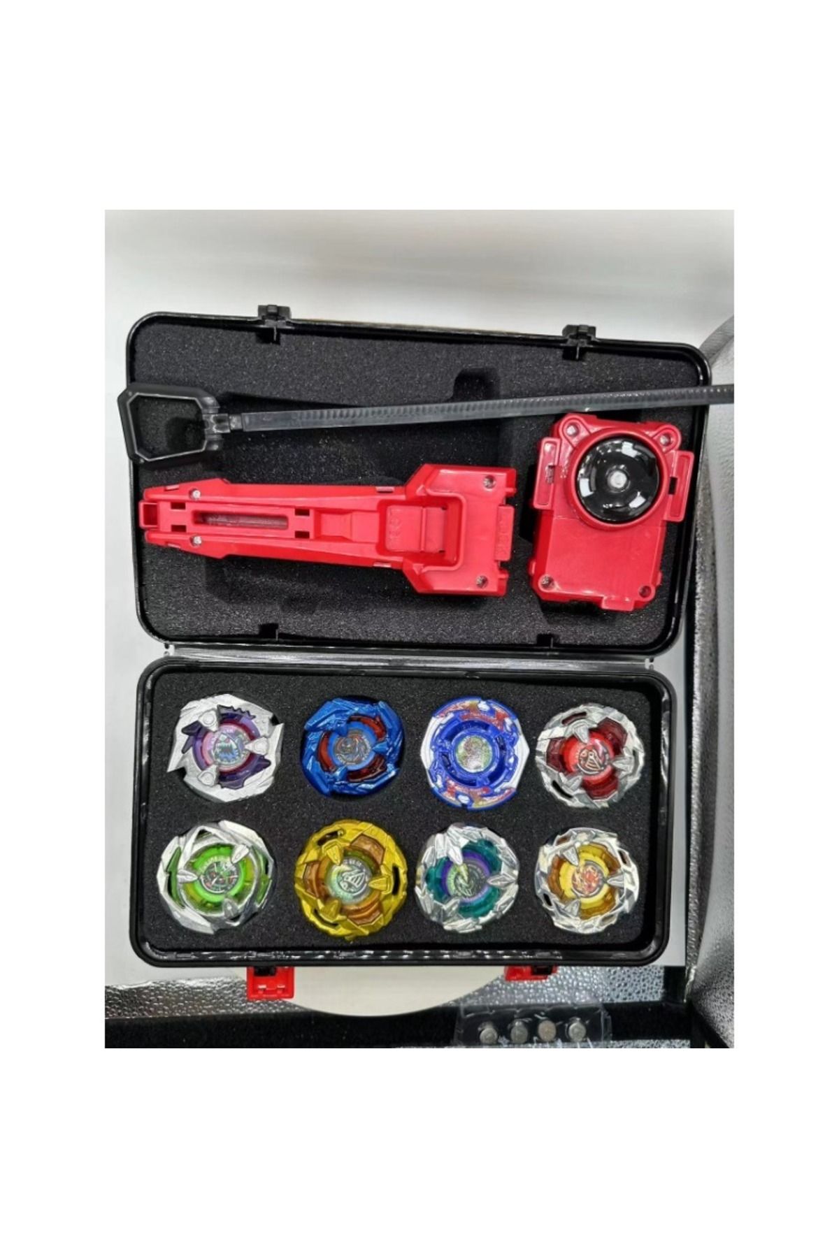 Choice-Beyblade metal fusion burst gyro bX01bx13 bx14 gyro set Black Dragon thin rod combat gyro launche... 5