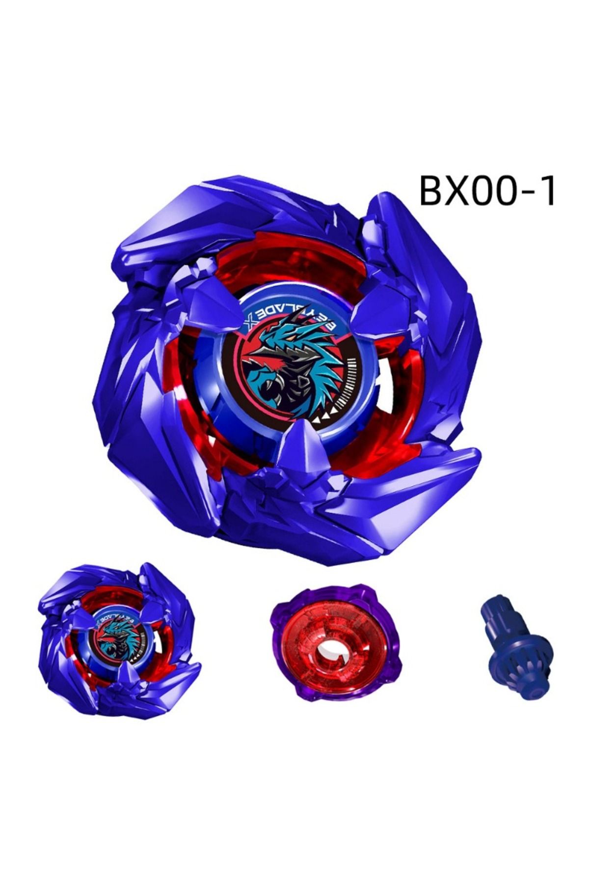 Choice-Beyblade metal fusion burst gyro bX01bx13 bx14 gyro set Black Dragon thin rod combat gyro launche... 8