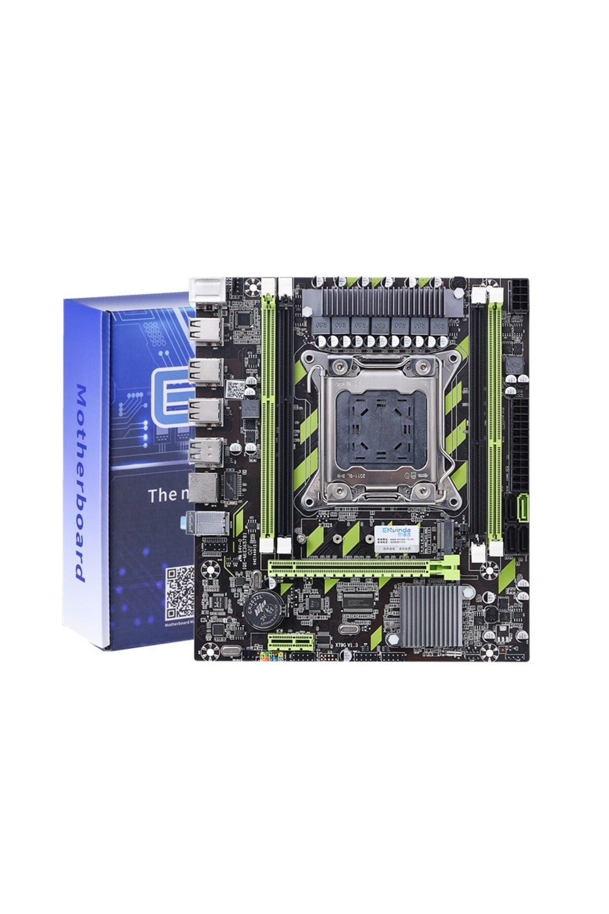 Choice-ENVINDA X79 Motherboard LGA 2011 USB2.0 SATA3 Support REG Memory ECC And Processor Xeon E5 4DDR3... 4