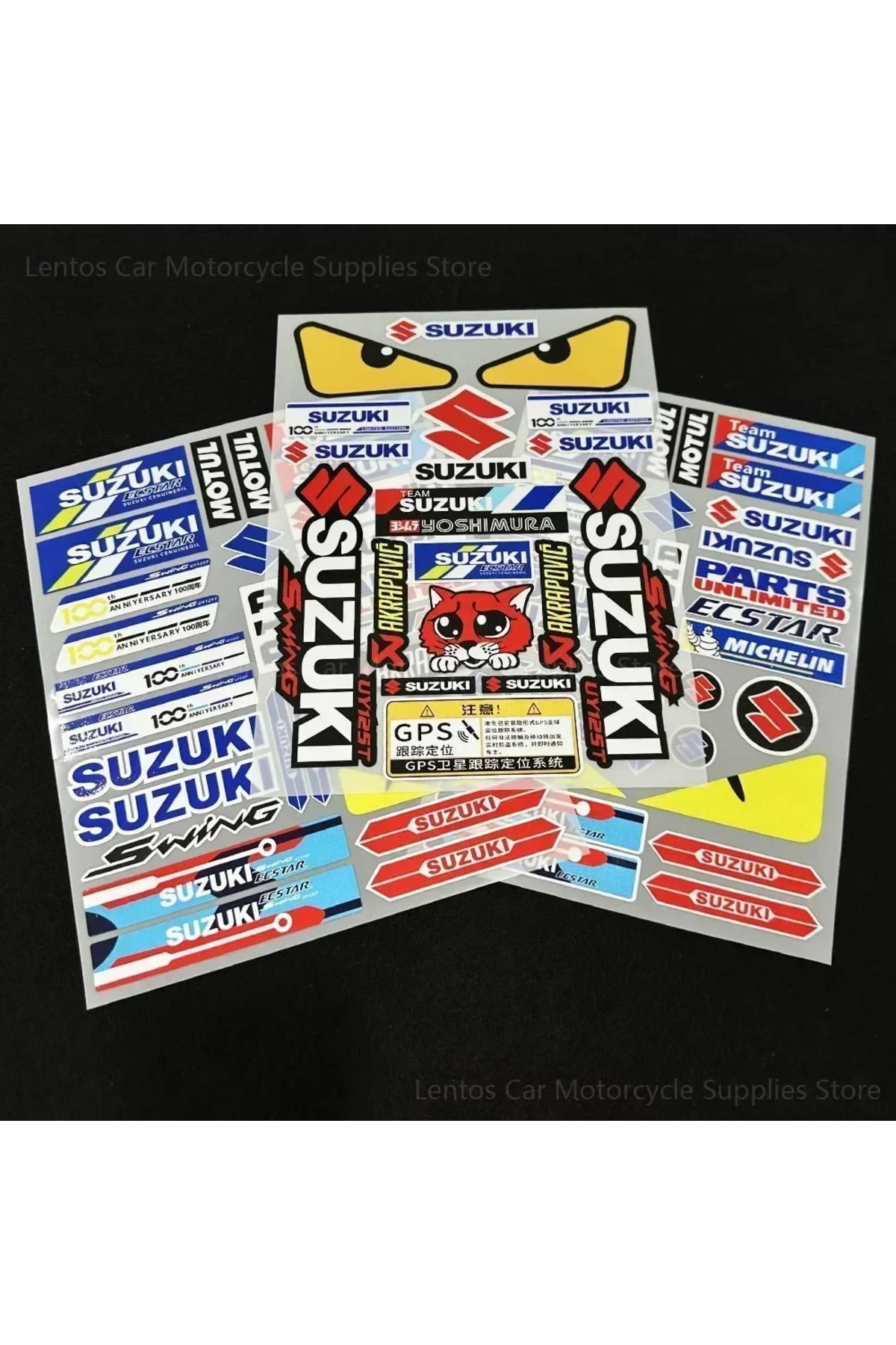 Choice For Suzuki Motorcycle Sticker Body Decal Logo Set Helmet Emblem