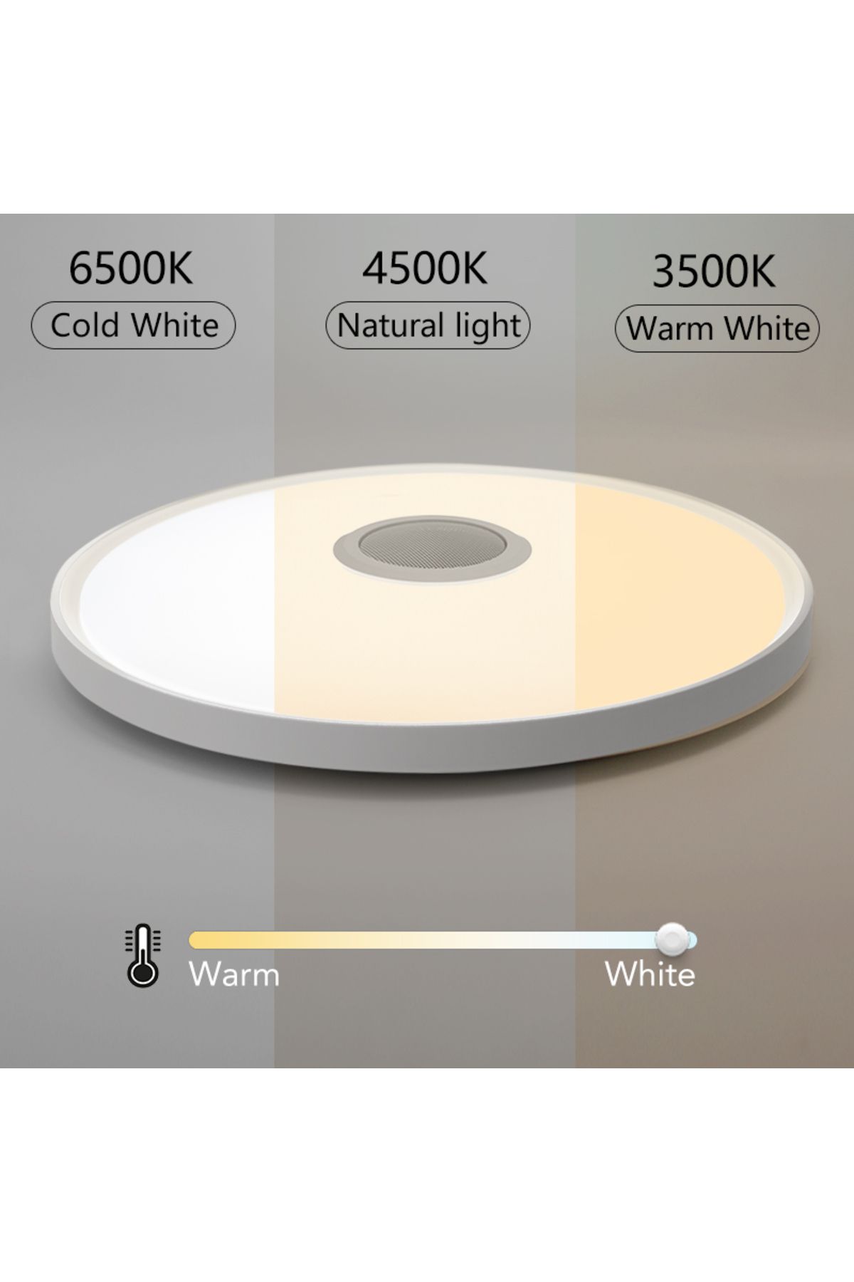 MARPOU-65W TUYA Smart APP Ceiling Lamp LED Music Light Speaker RGB Dimmer Remote Control Bluetooth WIFI ... 5