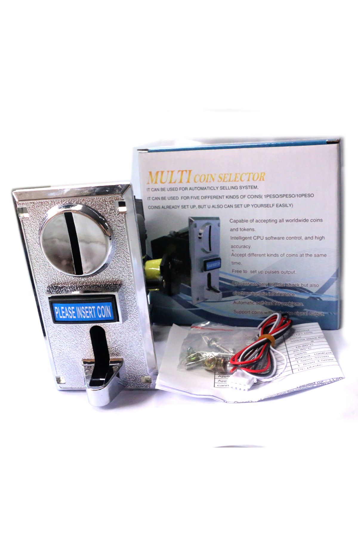 Choice-1Pc Multi Coin Slot Acceptor Electronic Token Selector Mechanism For Claw Crane Arcade Game Ticke... 2