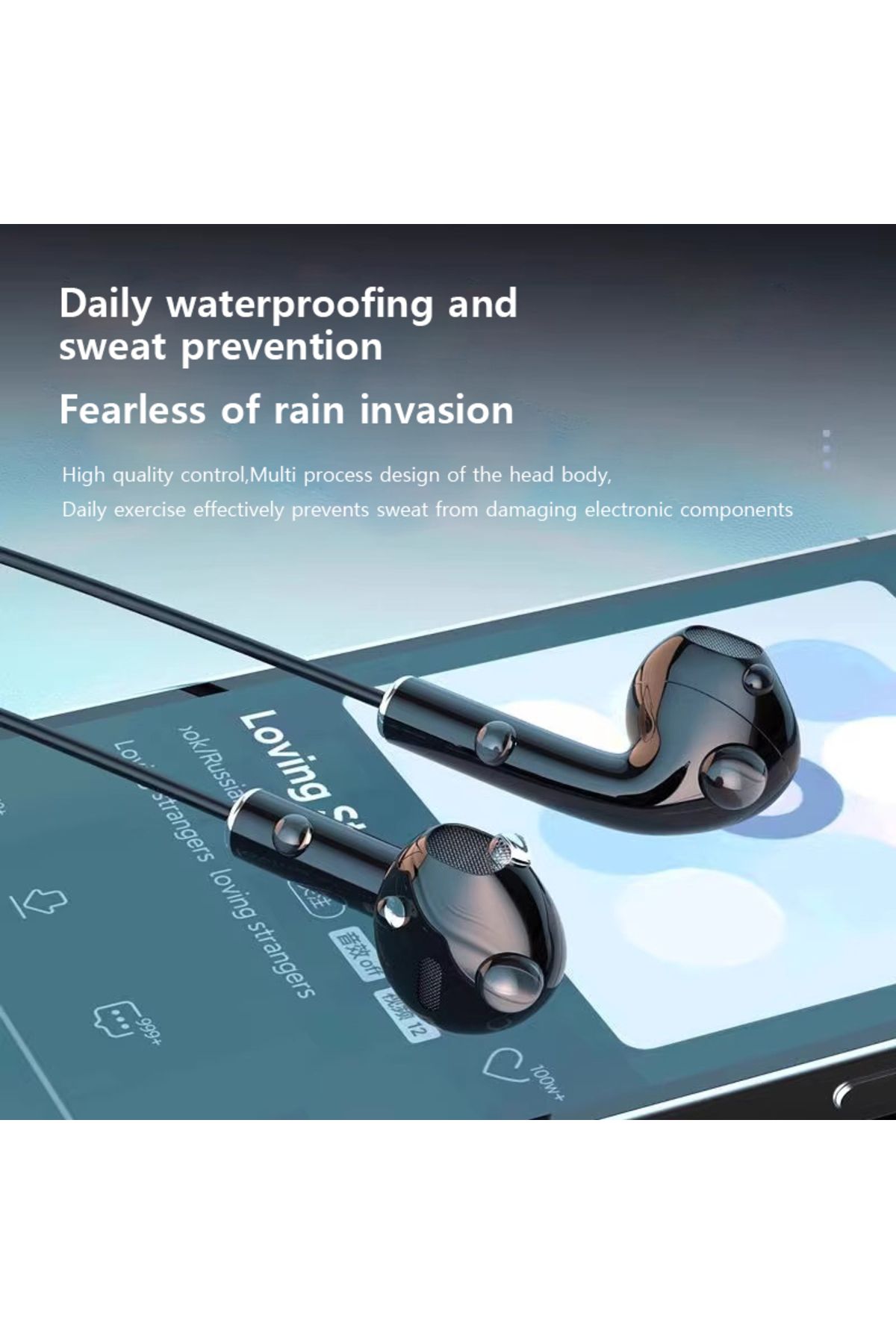 HKFZ-Wireless Headphones Bluetooth 5.0 Magnetic Sports Waterproof TWS Earbuds Blutooth Headset Neckban... 4