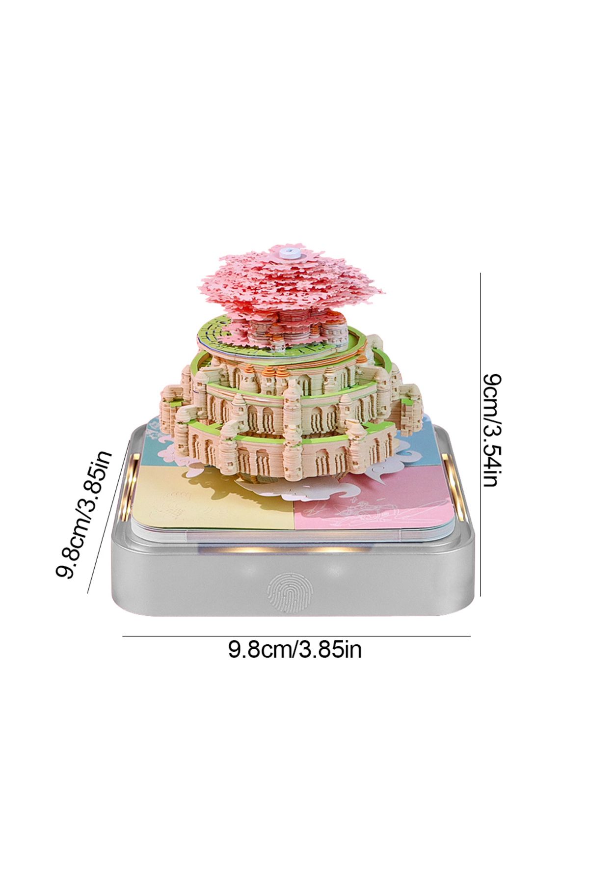 Choice-2025 3D Desk Calendar Memo Pad Calendar Carving Model Paper Art DIY Notes Calendar Sculpture 3D C... 7