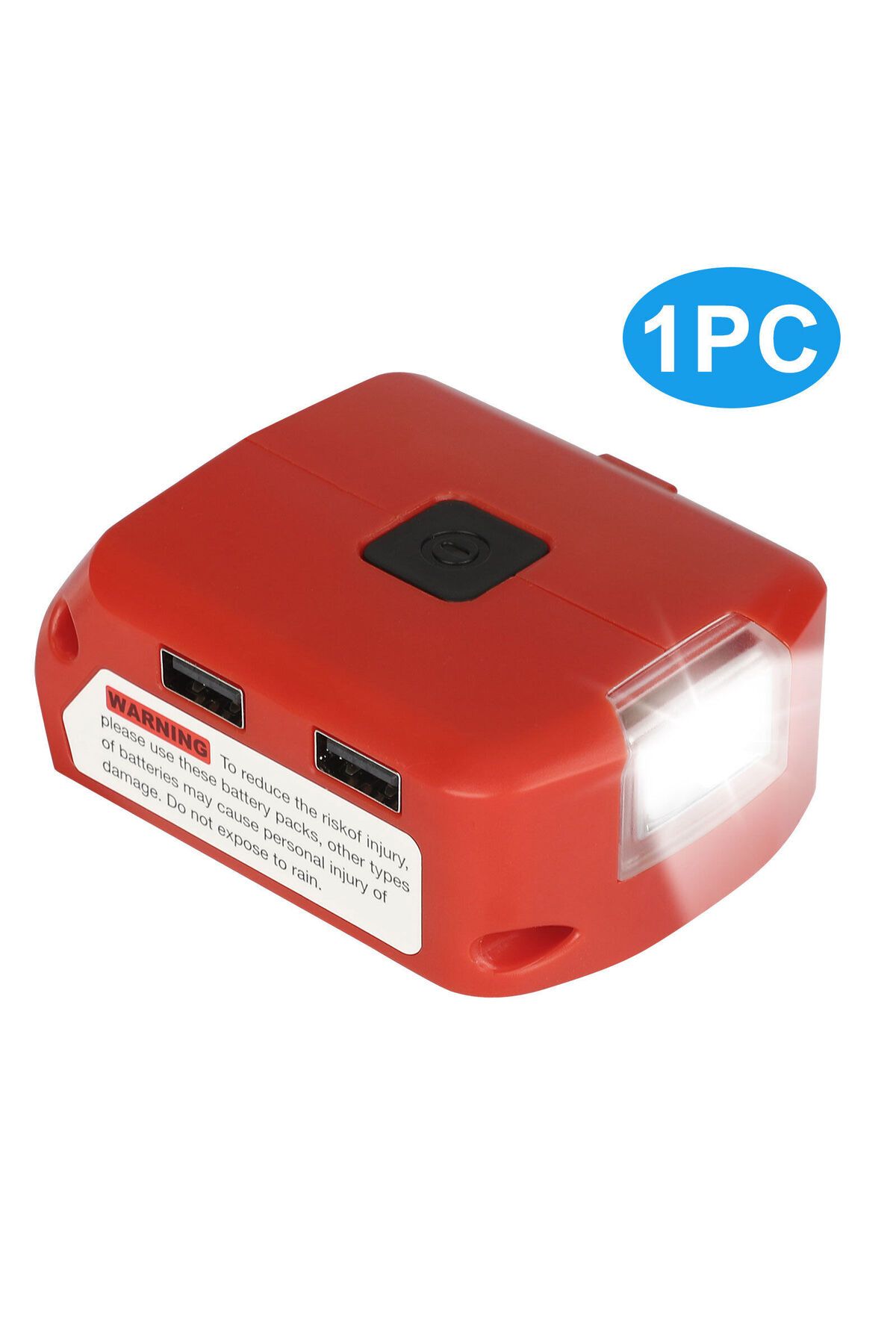 Choice-Battery Adapter for Milwaukee 18V Li-ion Battery Power Source with Dual USB 5V/2.1A 3W LED Work L... 4