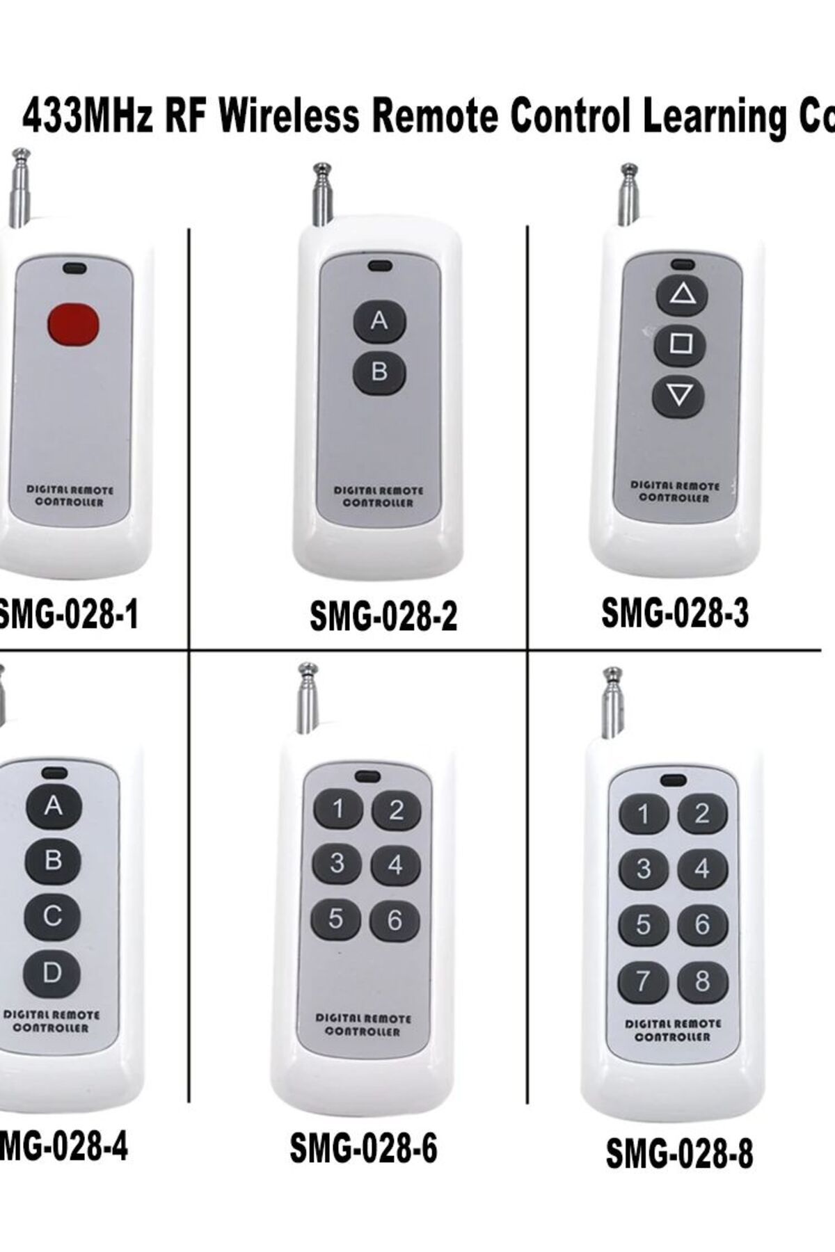 Scimagic-RC-433MHz Remote Control Learning Code 1527 500m Long Range Wireless Controller Transmitter for Wate... 8