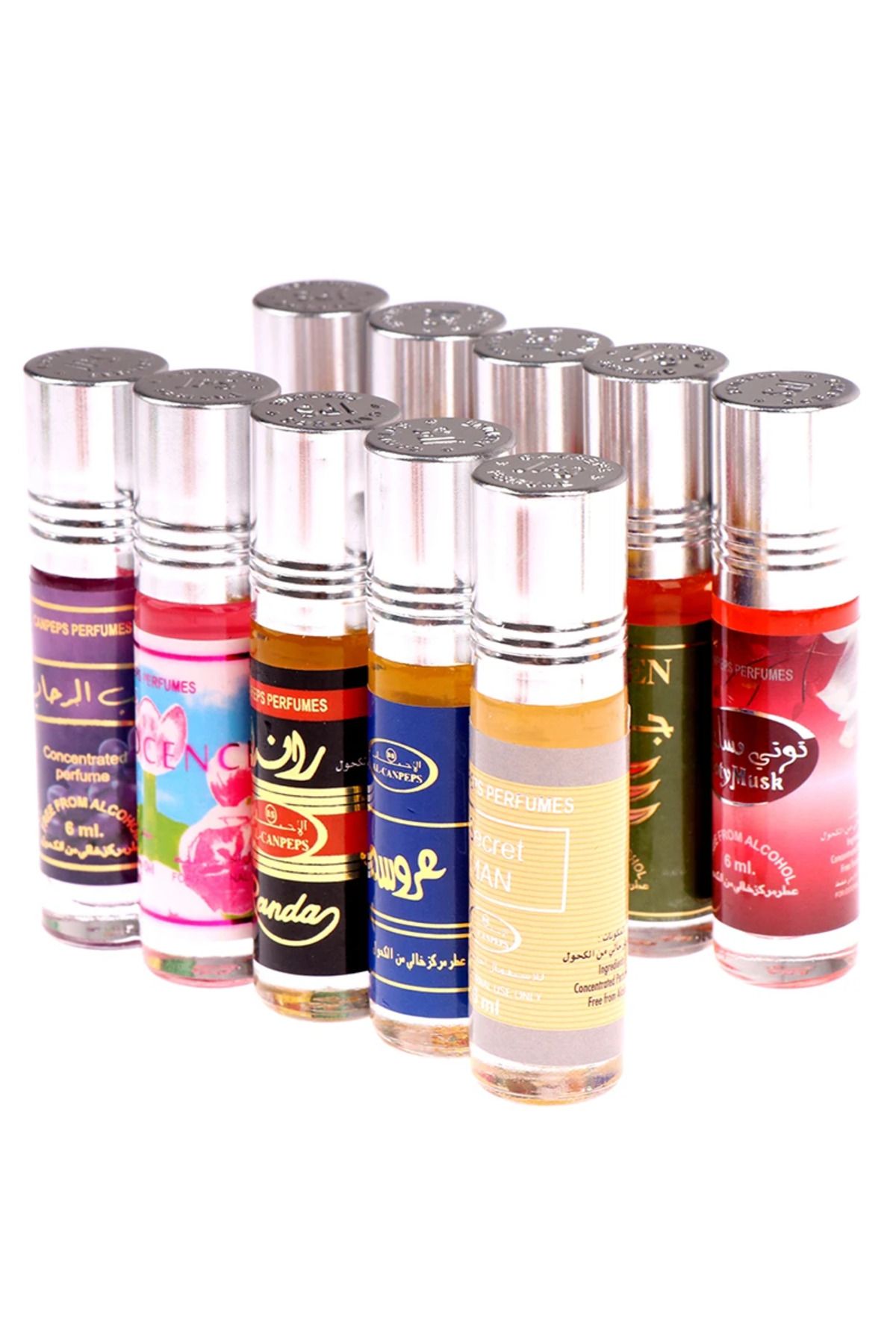 Choice-6 مل عطر رول اون للمسلمين برائحة عطرية زيتية للجسم برائحة تدوم طويلاً 3