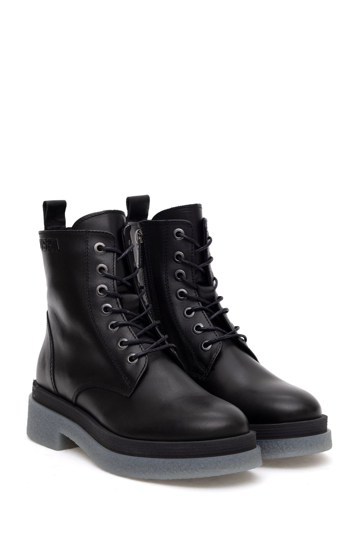 چکمه و بوت مشکی زنانه کفش سیاه VR046 اورجینال U.S. Polo Assn.