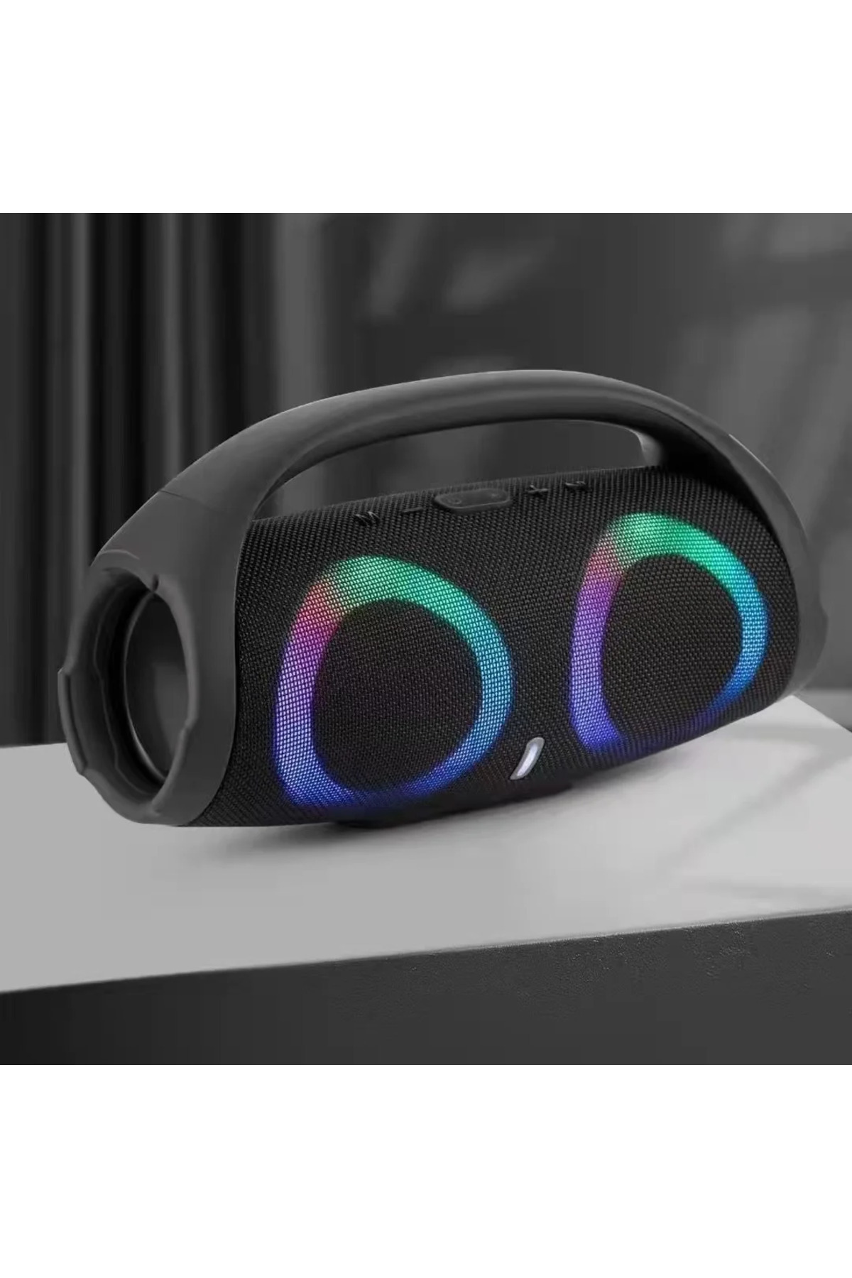 DIXSG-100W high power bluetooth speaker portable RGB colorful light waterproof wireless subwoofer 360 s... 2