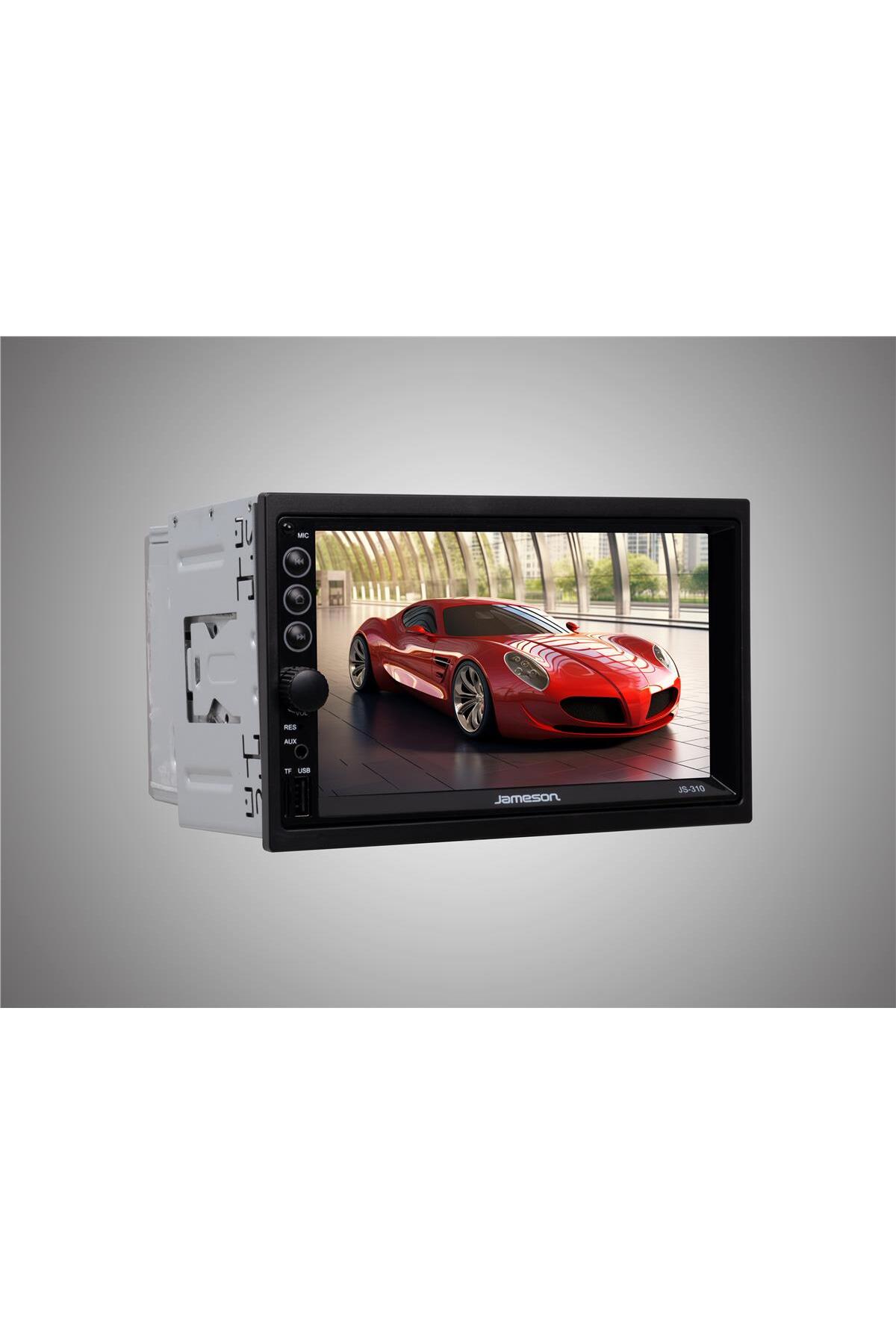 Jameson JS-310-7''USB-BT-FM-MP3-MP4-MP5-4X60W-MİRRORLİNK-KAMERALI