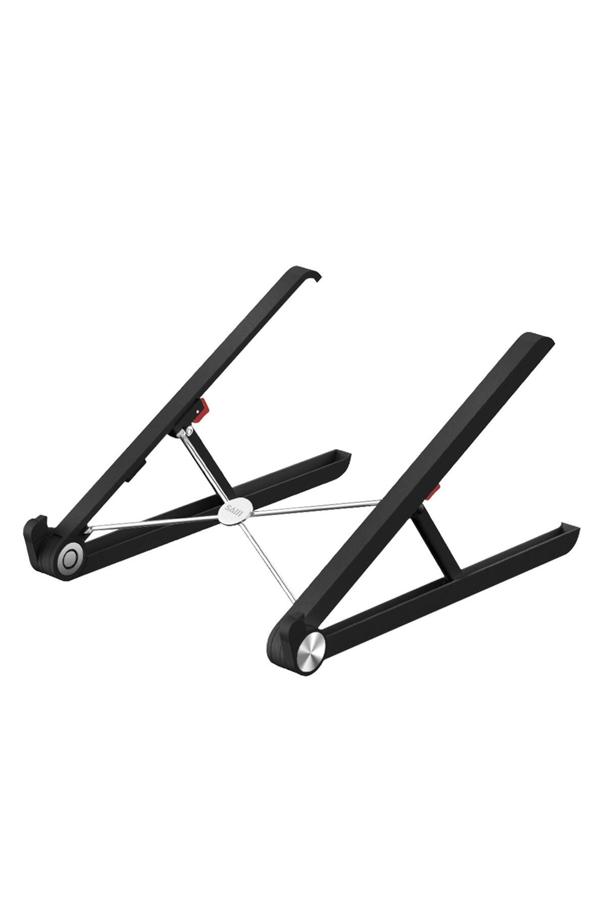 SAIJI Bix X1 Alüminyum Notebook Laptop Standı Siyah