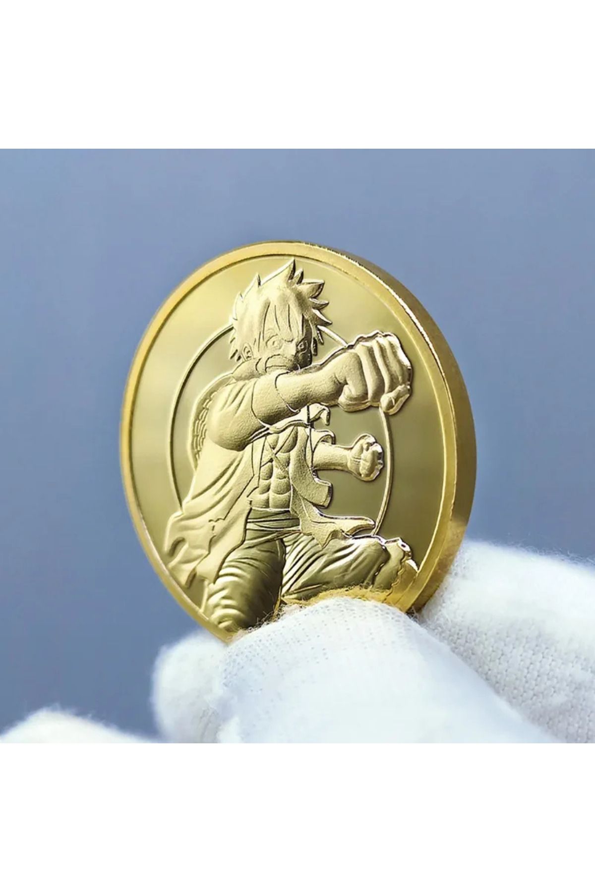 Choice-Gold Coins One Piece Anime Luffy Commemorative Coin Anime Roronoa Zoro Souvenir Art Collection Gi... 3