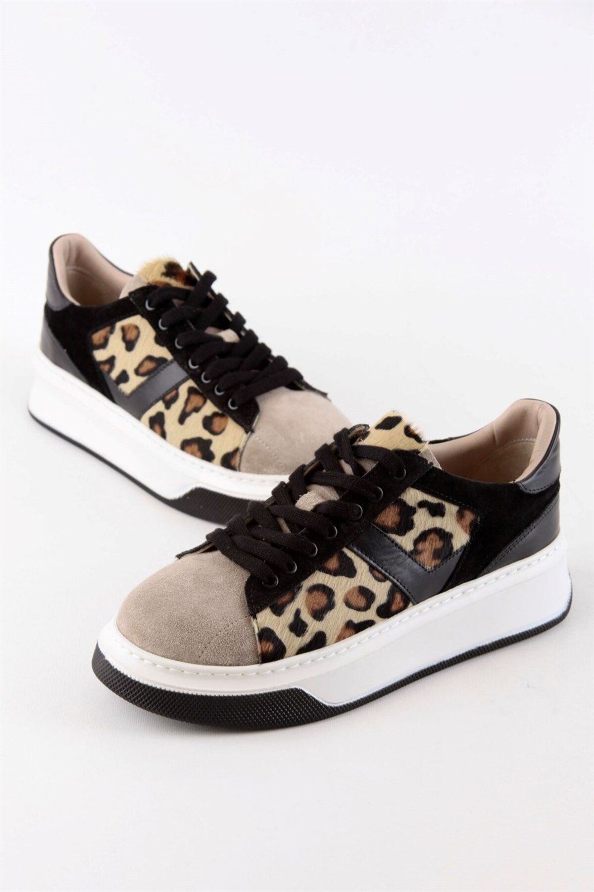 NILUFARR-Tyler Leopard Genuine Leather Women's Sneakers 6