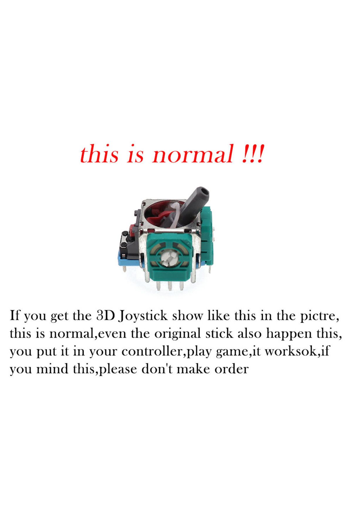 Choice-ALPS OEM 3D Potentiometer Joy Stick Analog Axis Joystick Module for Sony PS4 Gamepad for PS5 Slim... 6