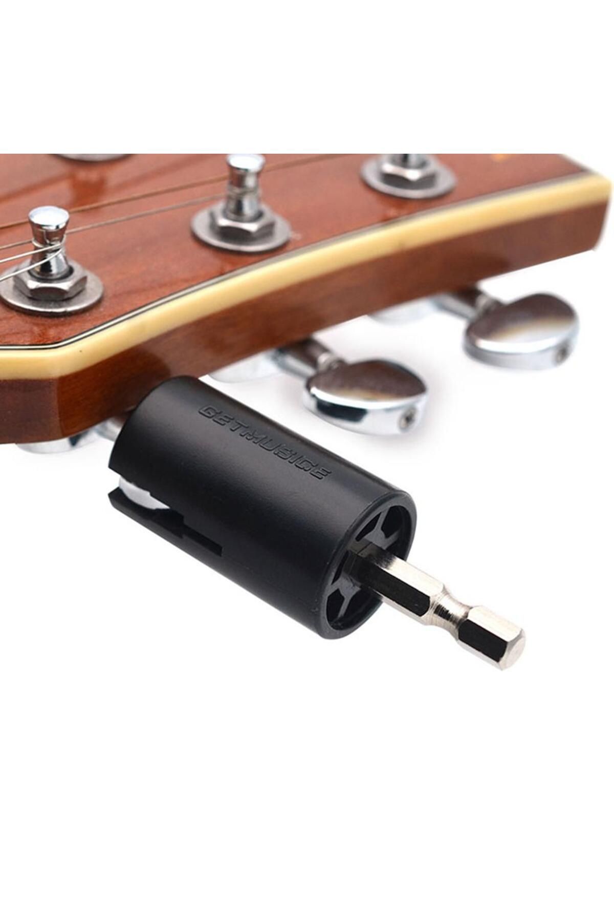 Choice-Tooyful Black String Winder Tuning Peg Puller Electric Drill for Guitar Bass Repair Tool Kit Guit... 1