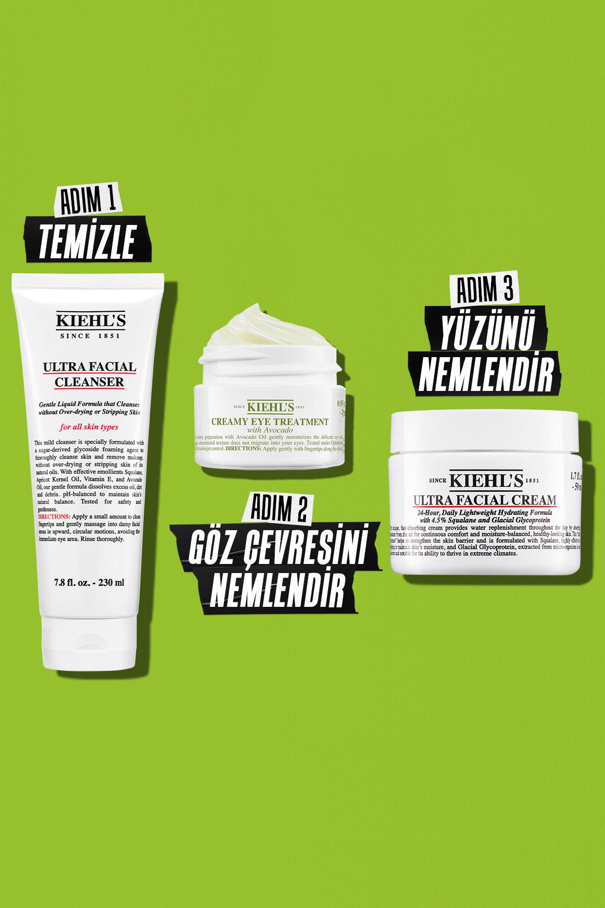 Kiehl's Avokado Göz Kremi Nem Ikilisi Seti Set-7