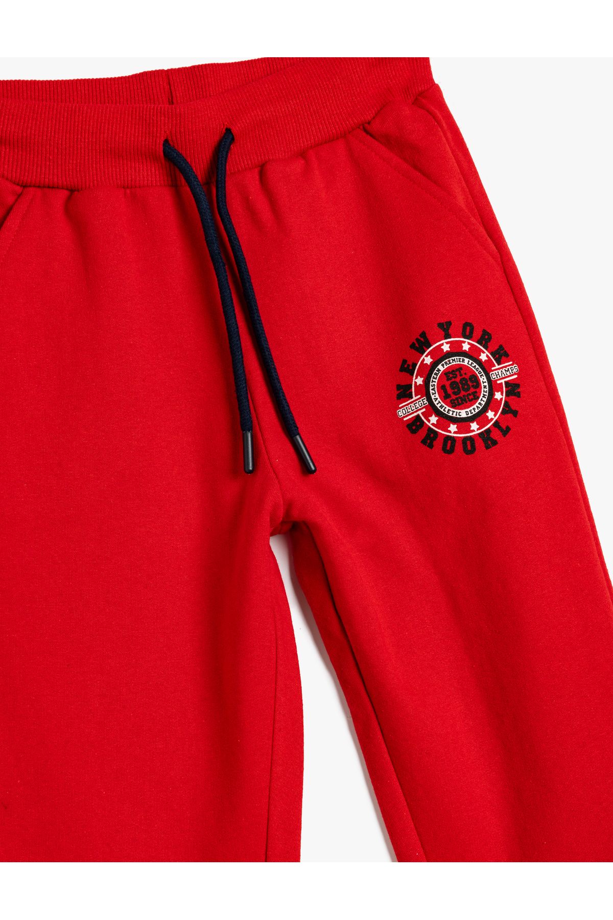 Koton-College Printed - Waist Tied Sweatpants and Pocket Detail 3