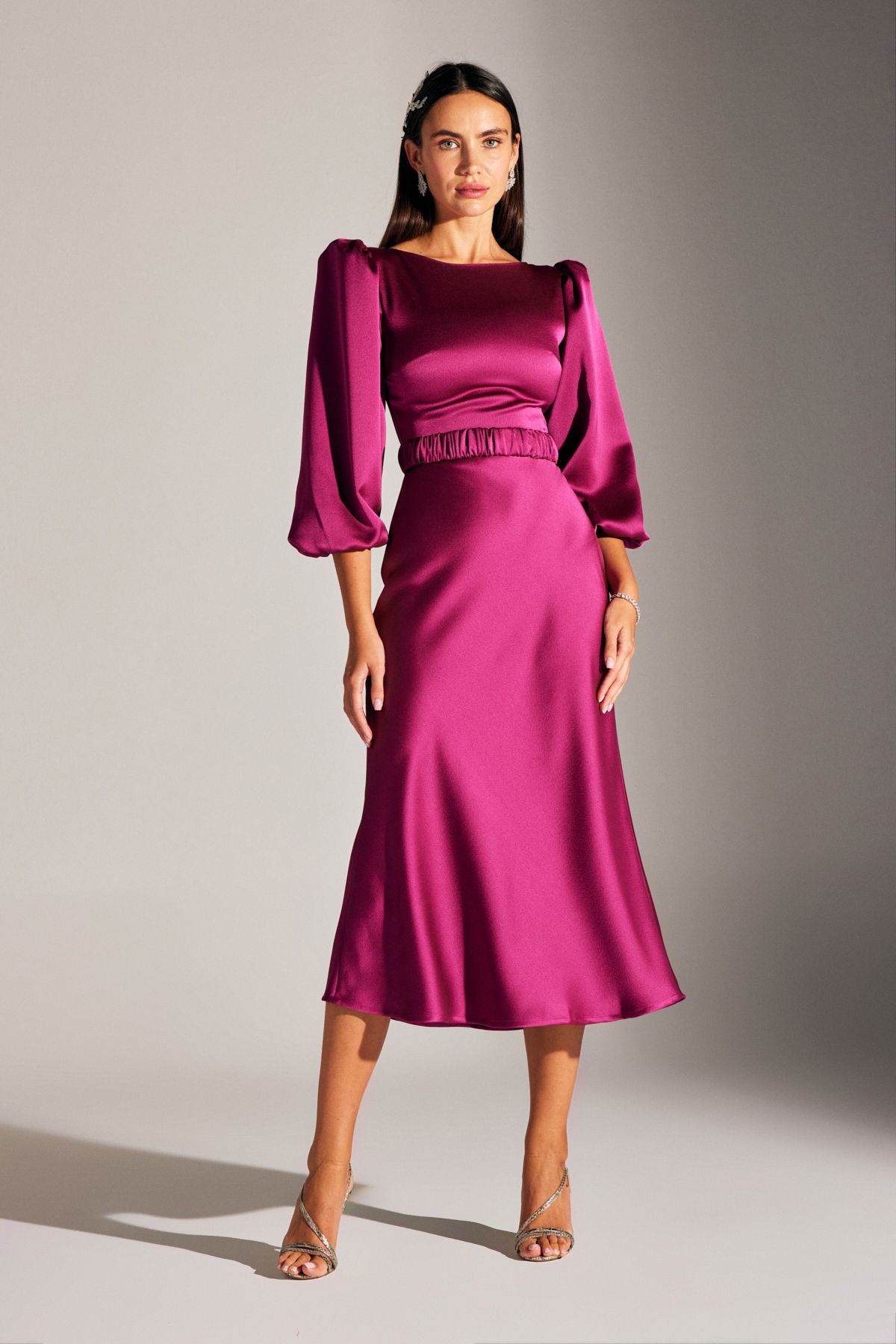 BETTY & SAM-Heleny Special Design Fuchsia Engagement Dress 4