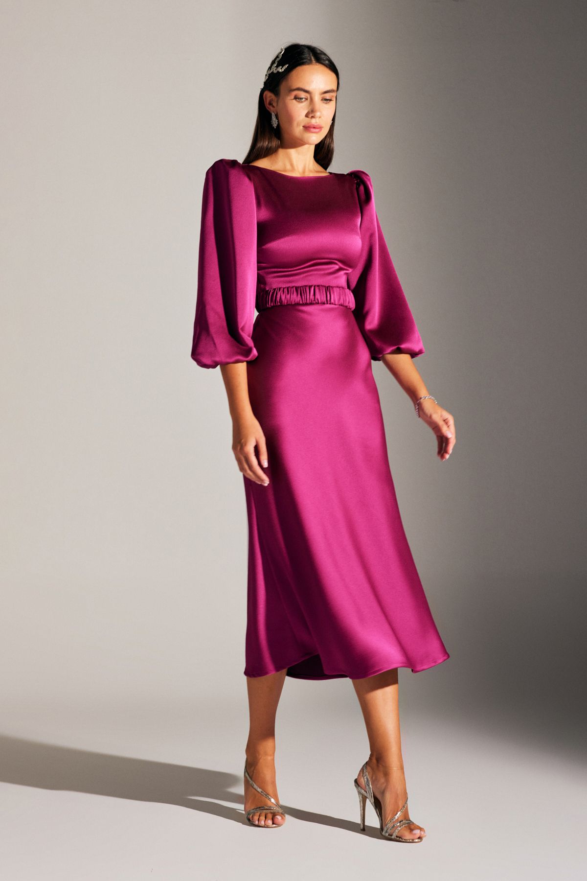 BETTY & SAM-Heleny Special Design Fuchsia Engagement Dress 3