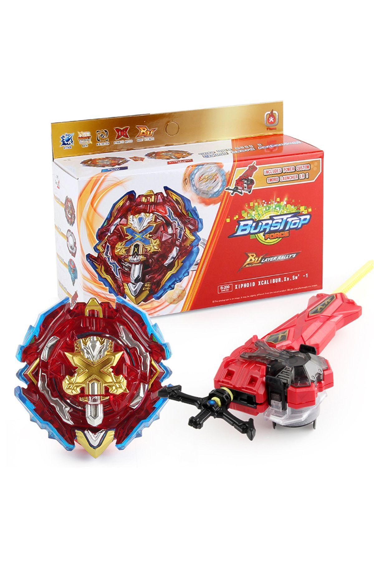 Choice-Beyblade Burst Gyro Toy 50 Super King DB B- 192 B- 199 B- 197 Alloy Gyro with Transmitter 4