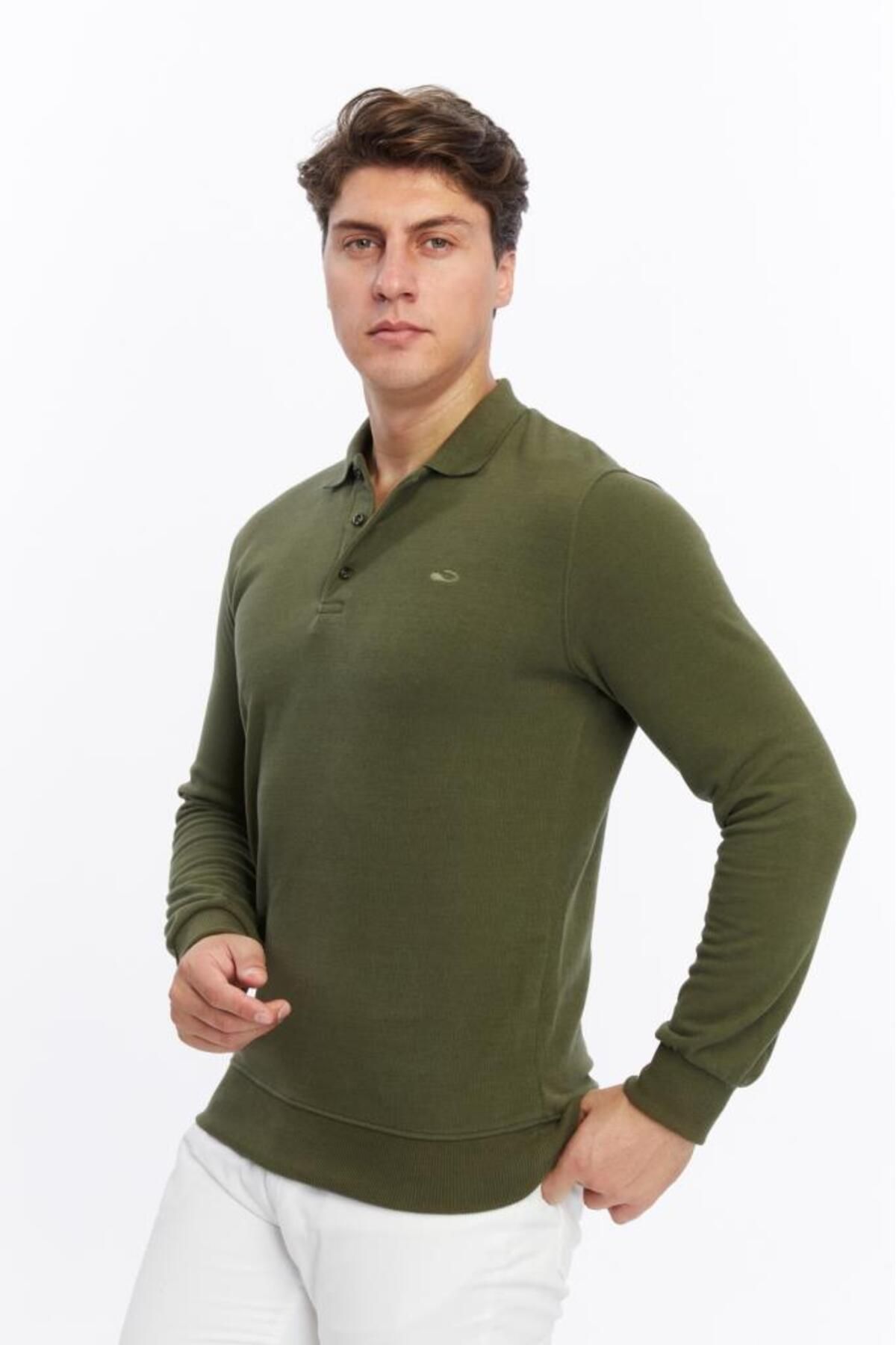 Rey Polo-7001 Polo Neck Selanic Sweater 4