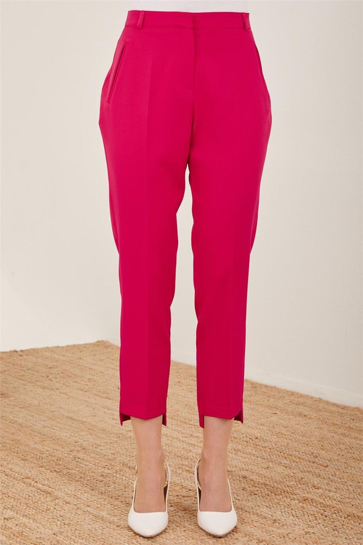 Armine-Fuchsia Double Filet Trousers - 23Y2435 2