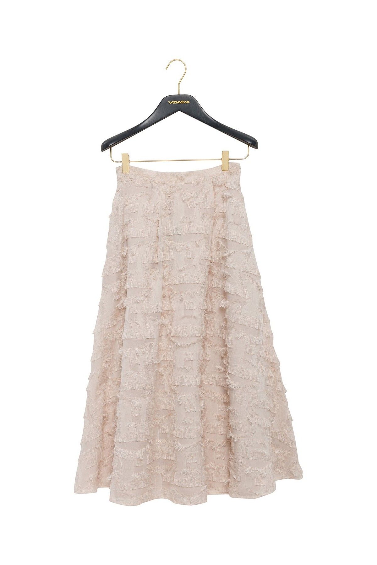 Vekem-Patterned Chiffon A-line - High Waist and Pocket Lined Fast Drying Trend Ekr 5