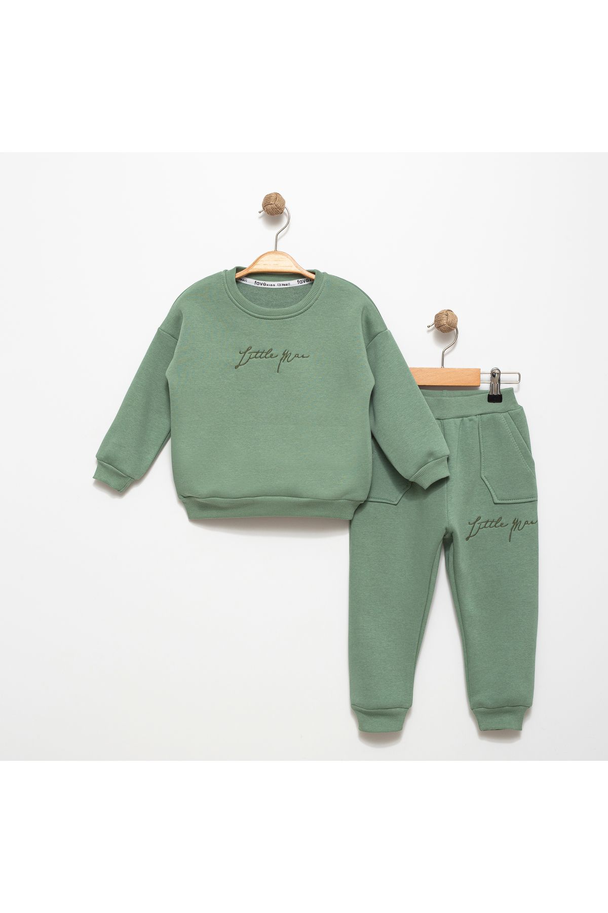 سویشرت بچه گانه Favo Kids Boy Jogger ست مرد کوچولو دوزی 2-3-4-5 ساله قفسه نخی 3 نخ FV-15917