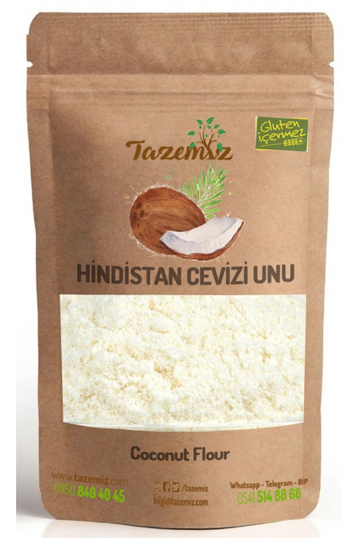 TAZEMİZ Hindistan Cevizi Unu 1 Kg - Glutensiz