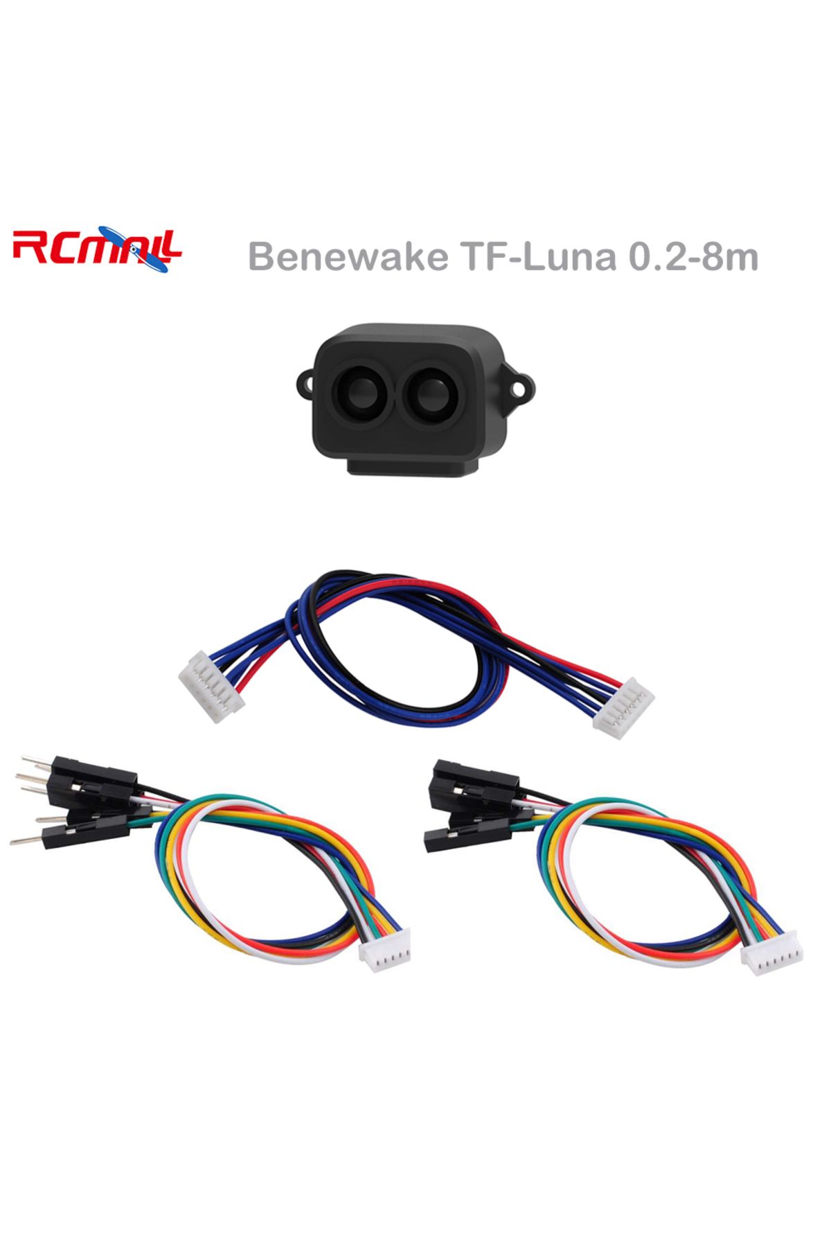 Choice-Benewake TF-Luna LiDAR Range Finder Module 5V UART IIC Interface 8m Single-Point Micro Ranging Se... 1