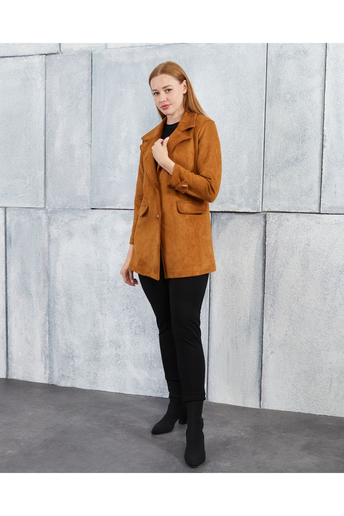 Fashionbox-Suede Unlined Jacket 3