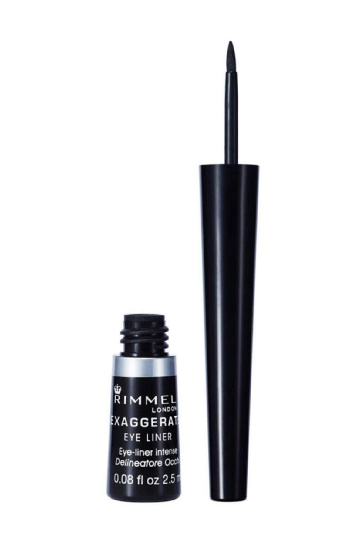 RIMMEL LONDON Eyeliner - Exaggerate Eye Liner 001 100% Black 5012874101009