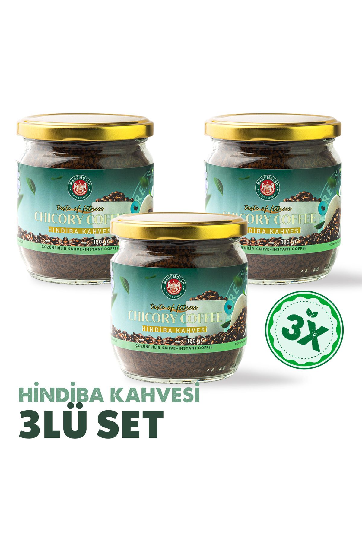 Hindiba Kahvesi/Chıcory Coffee - Detox Kahve 3'lü Set (3X150Gr.)