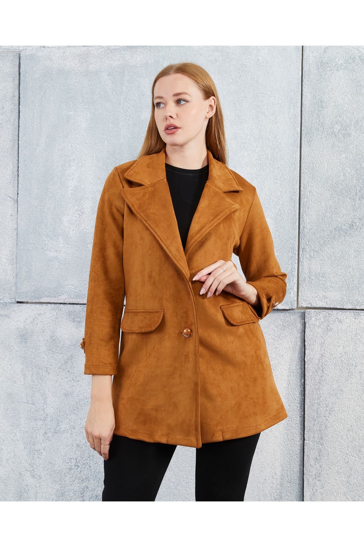 Fashionbox-Suede Unlined Jacket 4