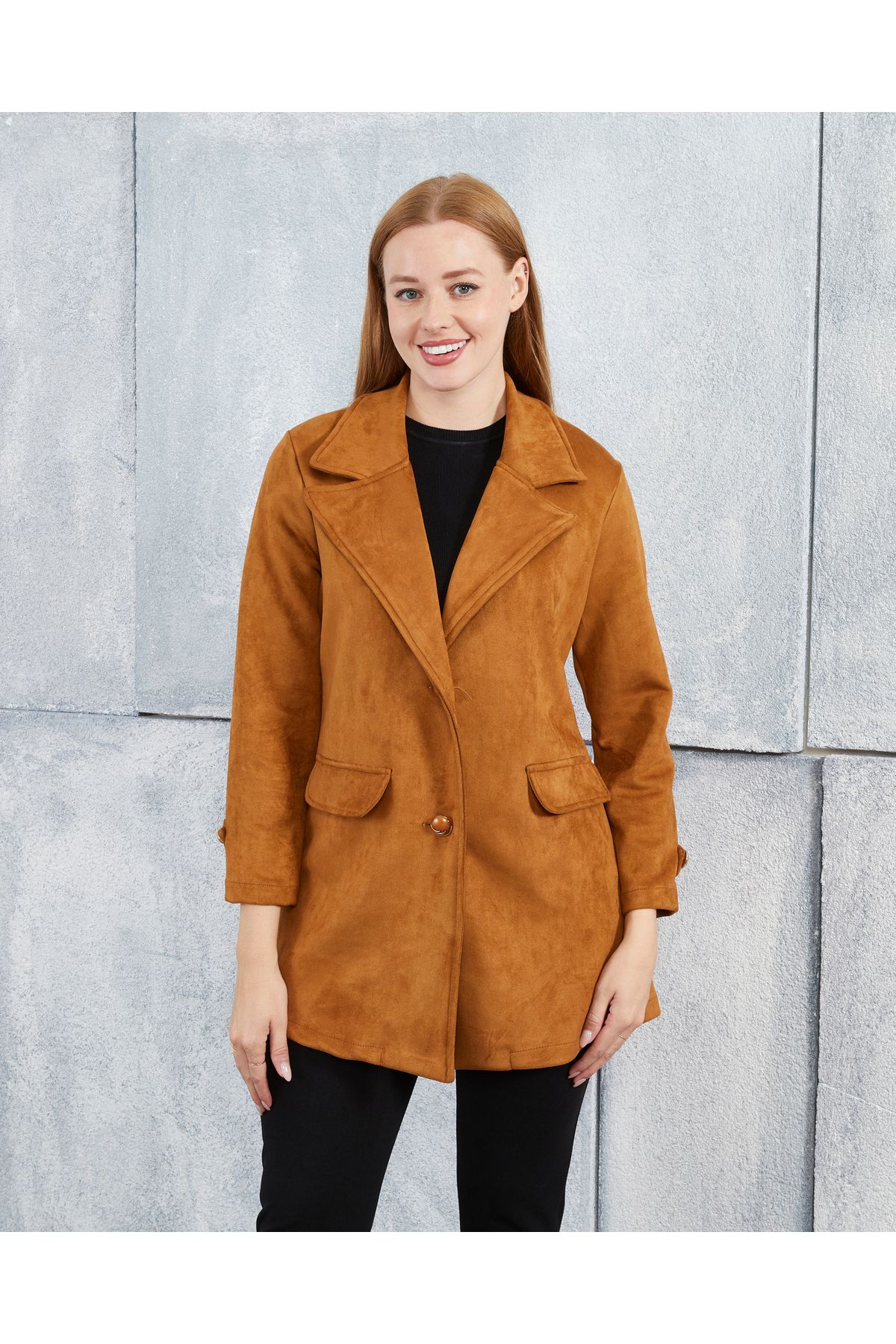 Fashionbox-Suede Unlined Jacket 1