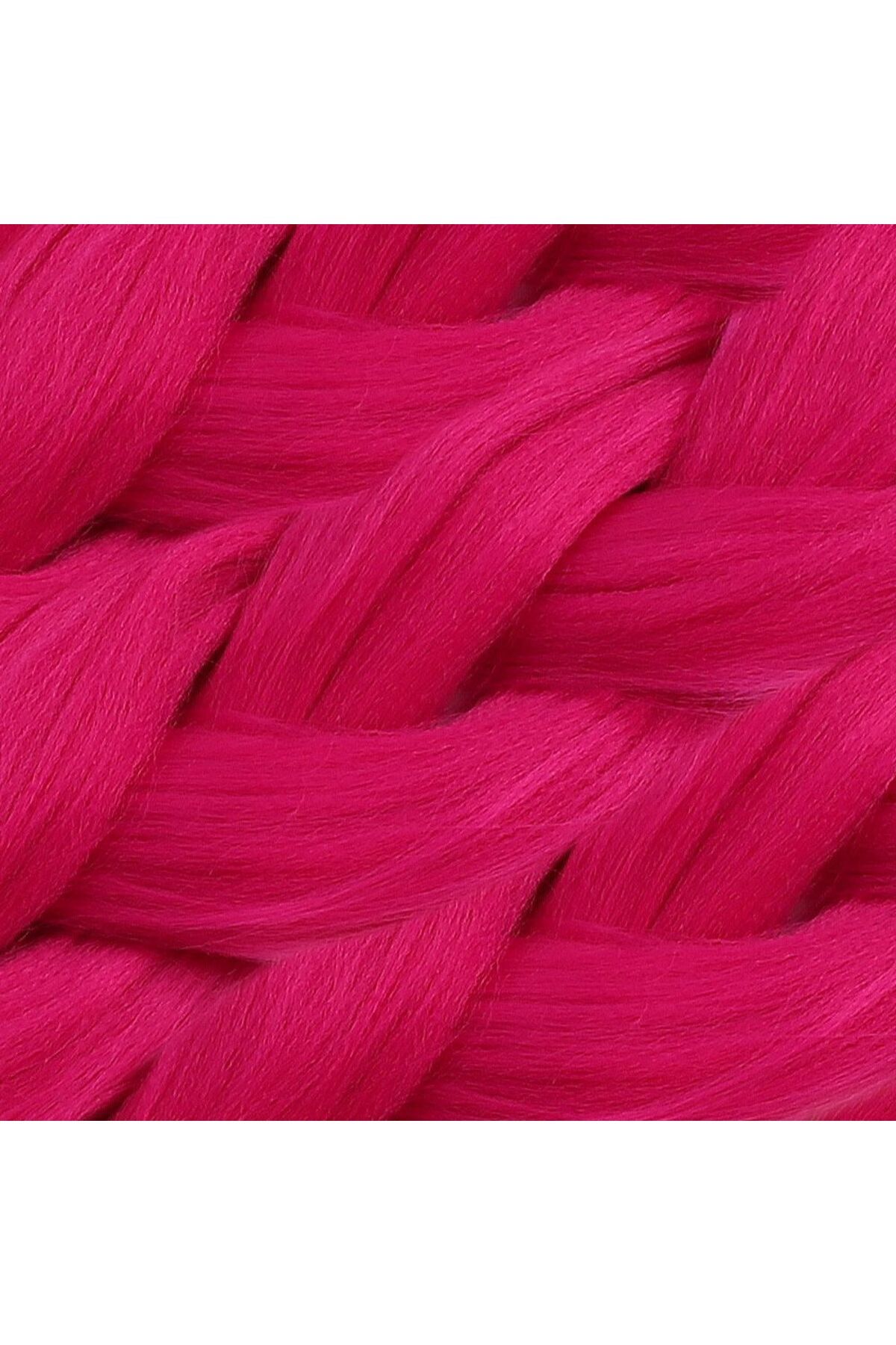 KONAK PERUK-100 gr.Dark Fuchsia Synthetic Braiding Hair Esperer 3