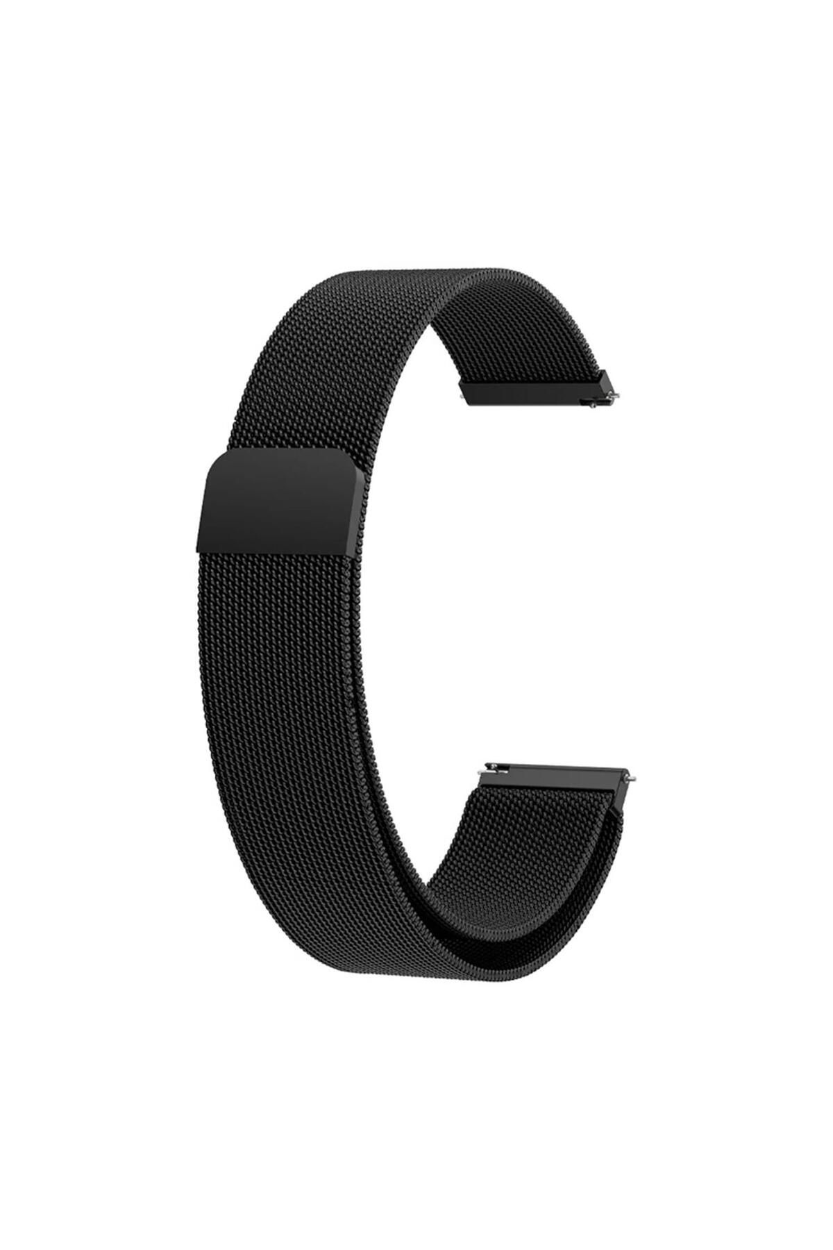Microsonic Huawei Watch 5 42mm Milanese Loop Kordon Siyah