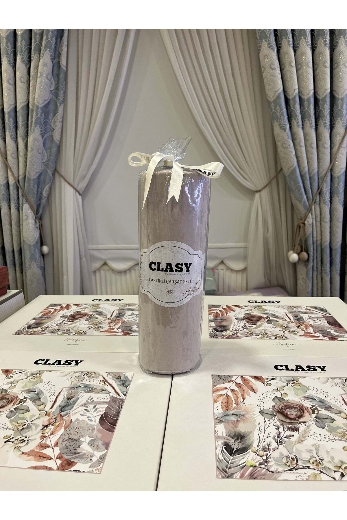 Clasy-Beige Minel Single Elastic Sheet - 100X200 1