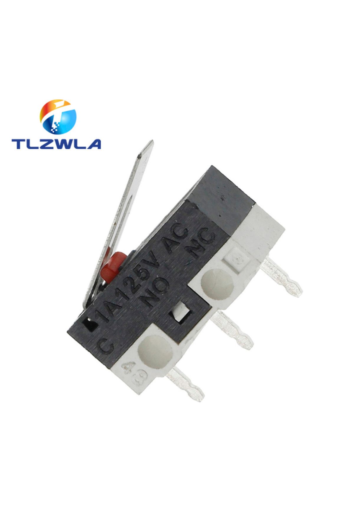 Choice-100Pcs Limit Switch Push Button Switch 1A 125V AC Mouse Switch 3Pins Micro Switch 3