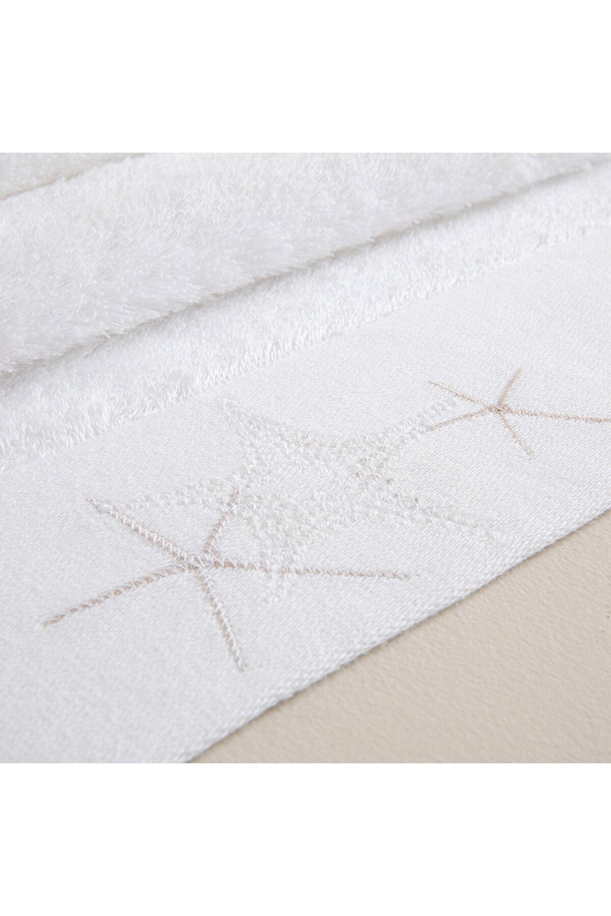 Chakra-Starline White Face Towel - 50x90 Cm 5