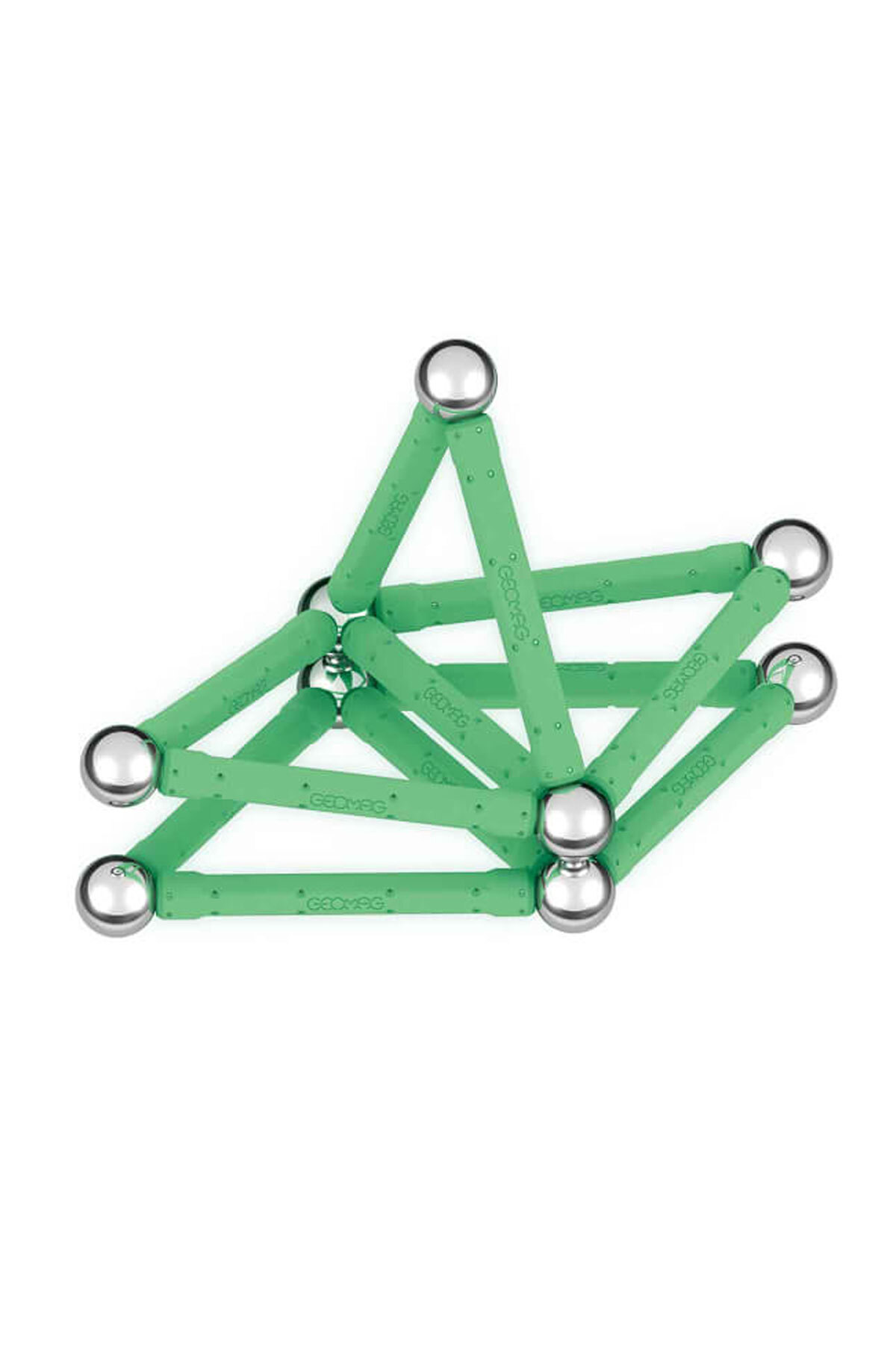 جیومگ نوارهای مغناطیسی گلو گلو در تاریکی سری معمای مغناطیسی بازی ساختنی مغز ۲۵ تکه