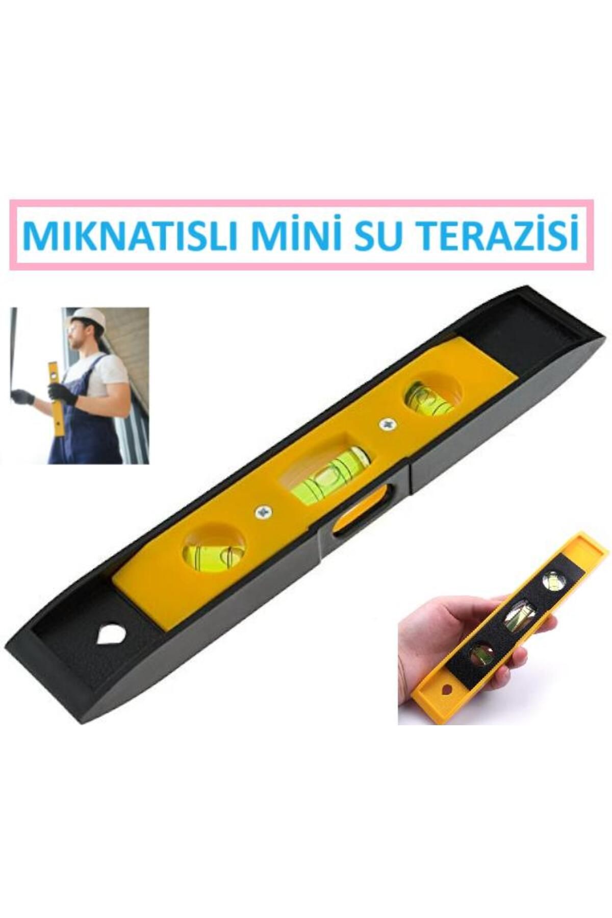 optana Su Terazisi Mini  Eğim Ölçen Terazi Çok Amaçlı Ölçüm 20 CM Yüzey Ölçümü