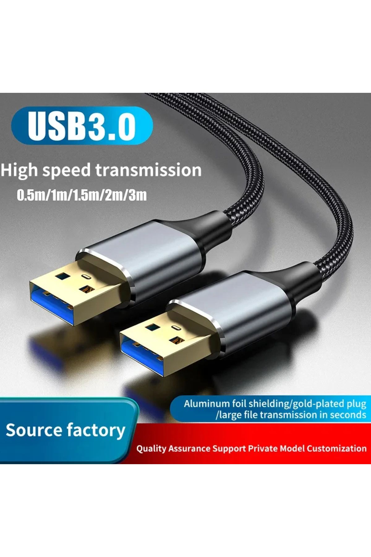 Choice-كابل تمديد USB 3.0 كابل USB 3.0 5 جيجابت في الثانية سلك تمديد USB3.0 للتلفزيون الذكي PS4 PS3 Xbox One SSD La... 3