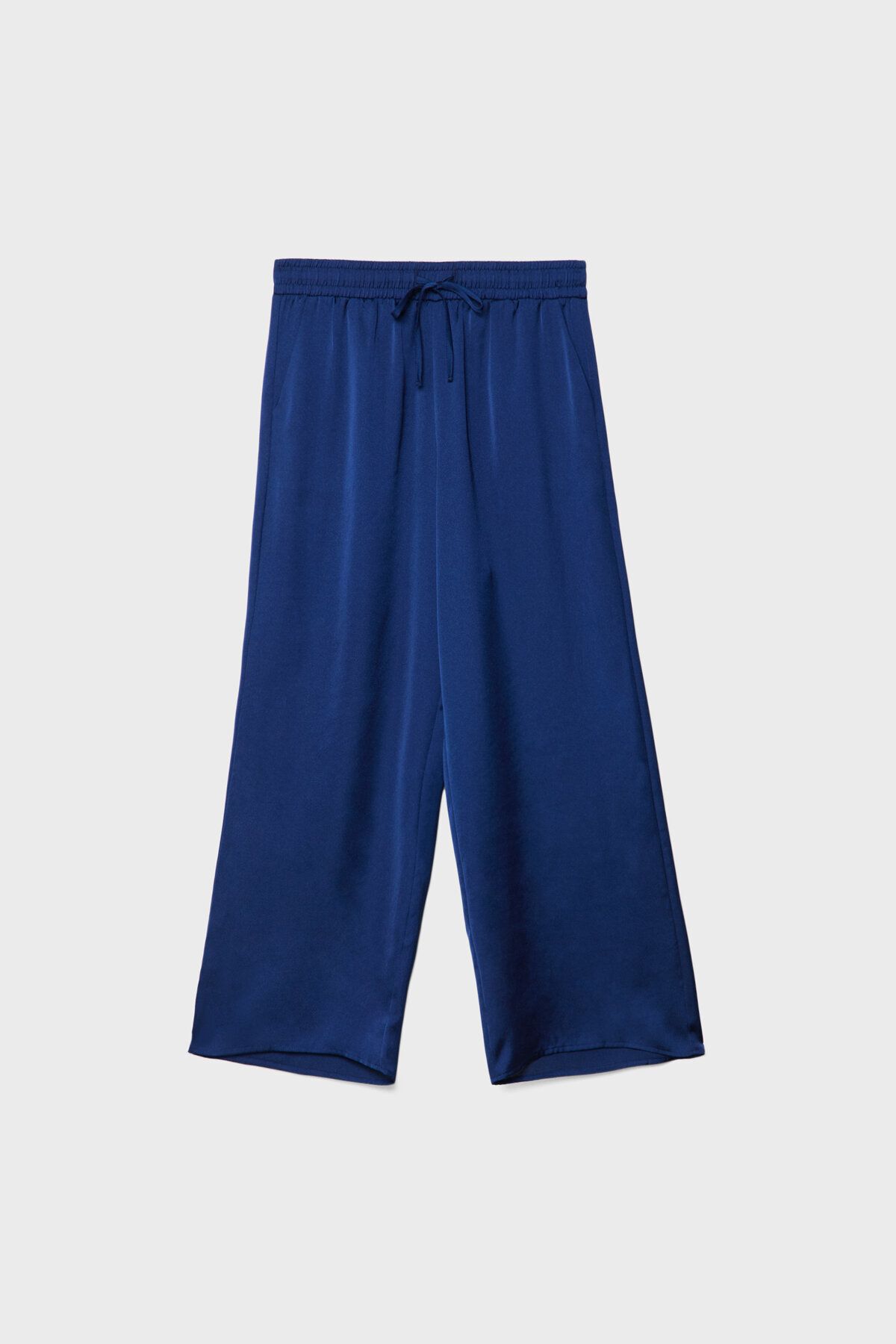 Stradivarius-Pants - Blue - Normal waist 5