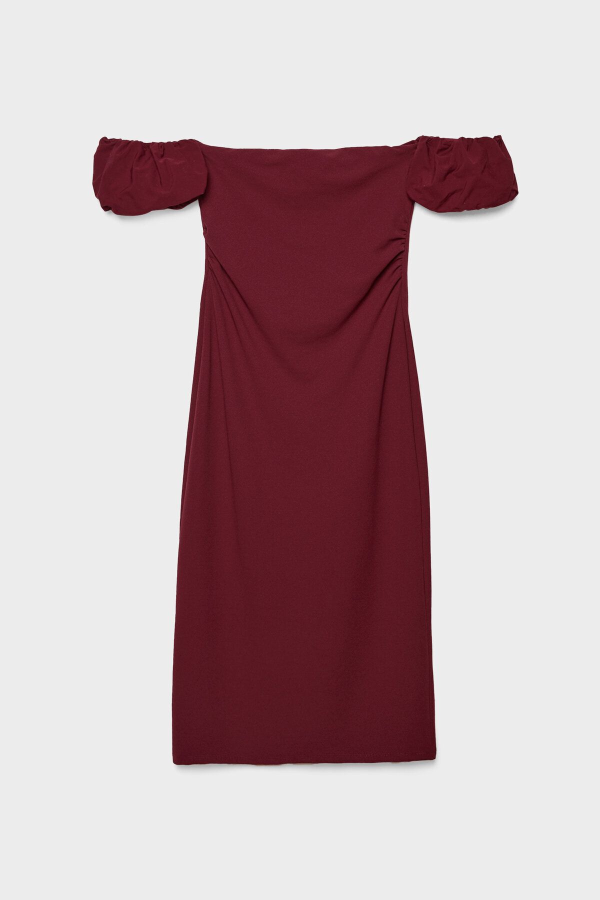 Stradivarius-Puff sleeve midi dress 5