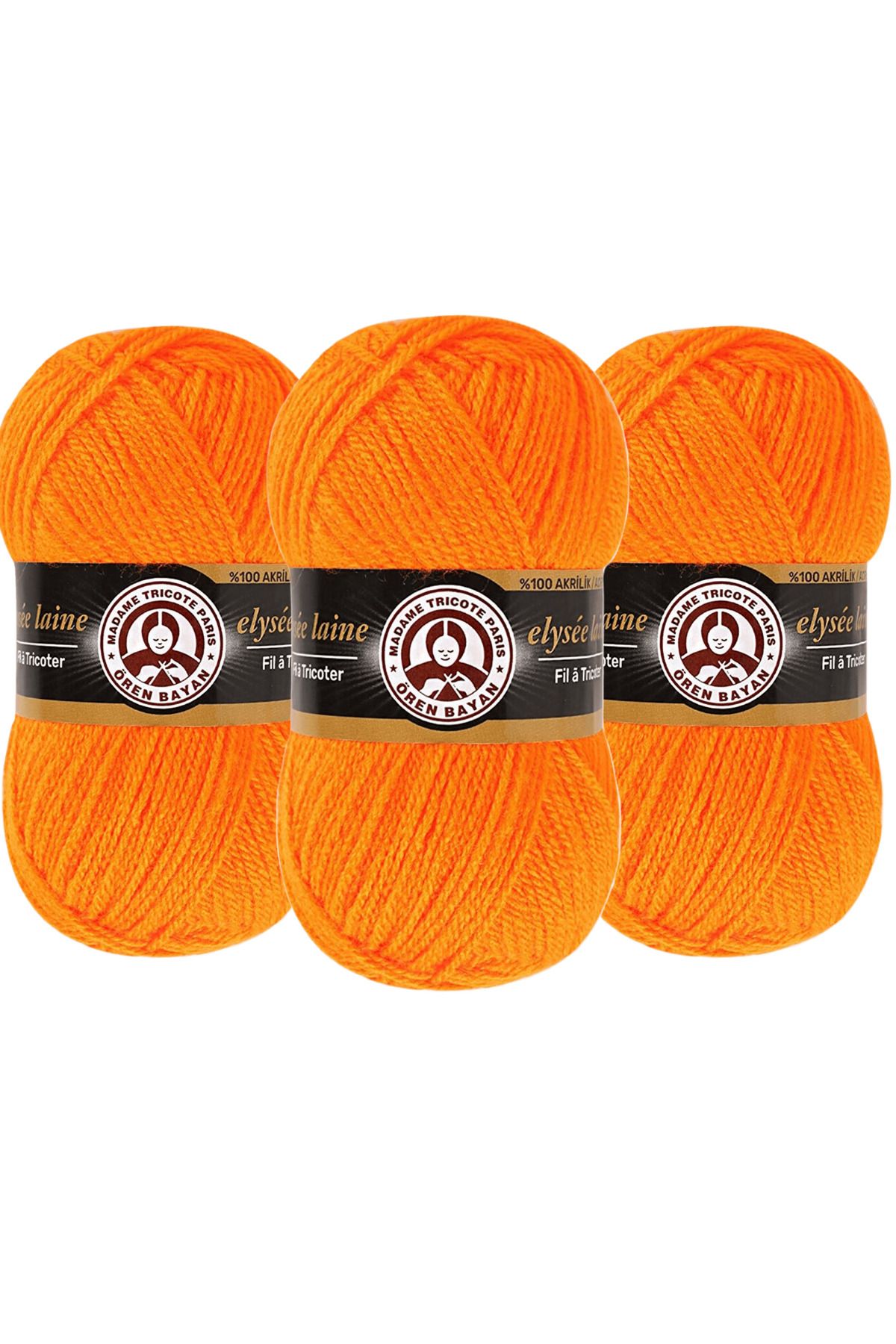 Ören Bayan-Elysee Laine 50g Knitting Thread - 0147 3 Pieces 1