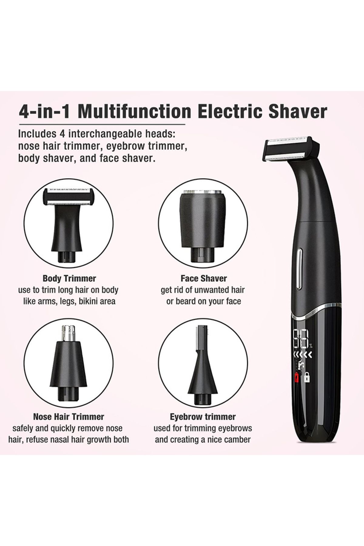 Choice-Intimate Areas Haircut Precision Shaver Men Bikini Line Sensitive Razor Balls Eggs Pubic Hair Sha... 3
