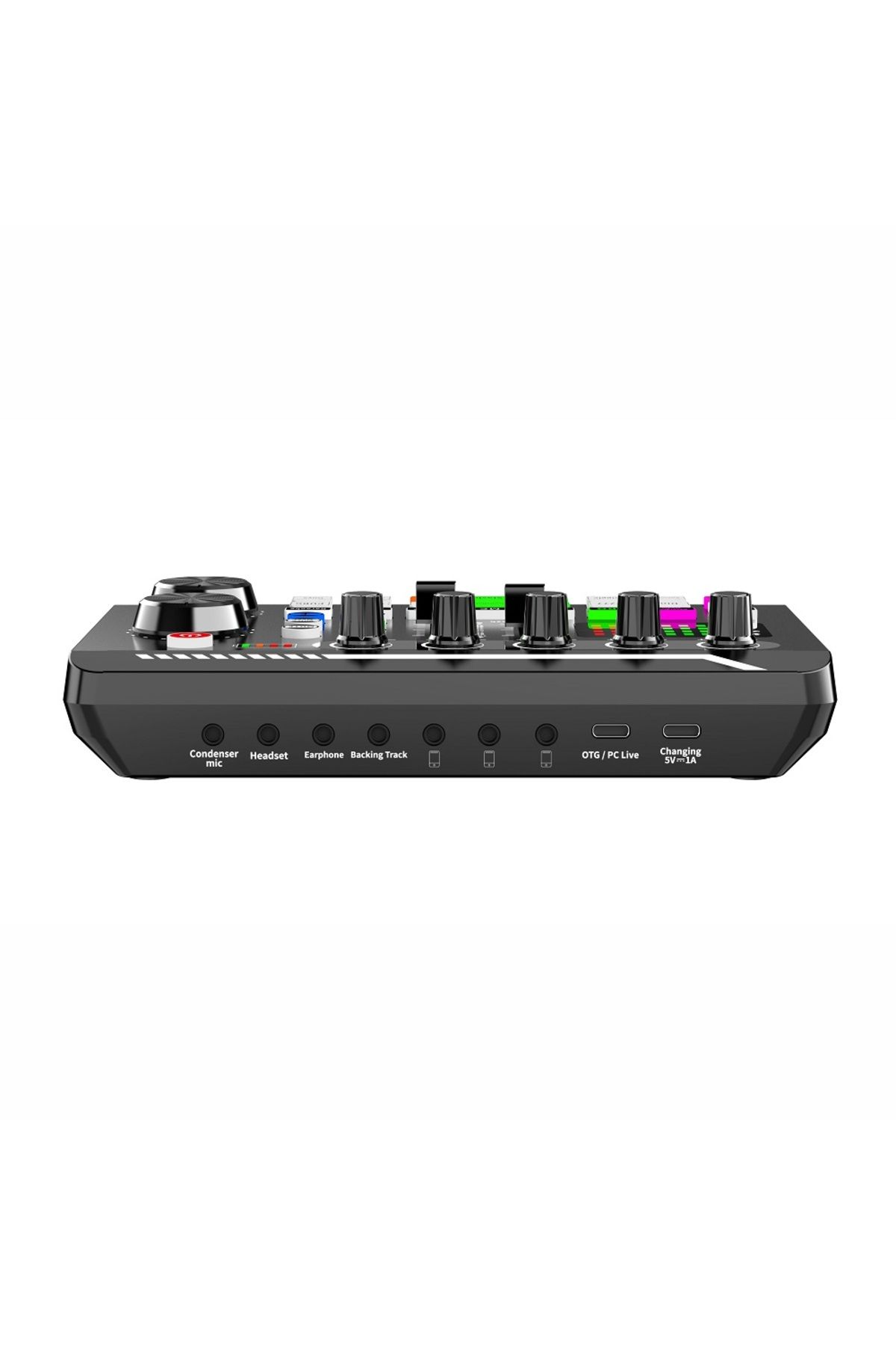 722 SEVEN HUNDRED AND TWENTY-TWO-F998 Sound Card Microphone Sound Mixer Sound Card Audio Mixing Console Amplifier Live Music Mixer... 5