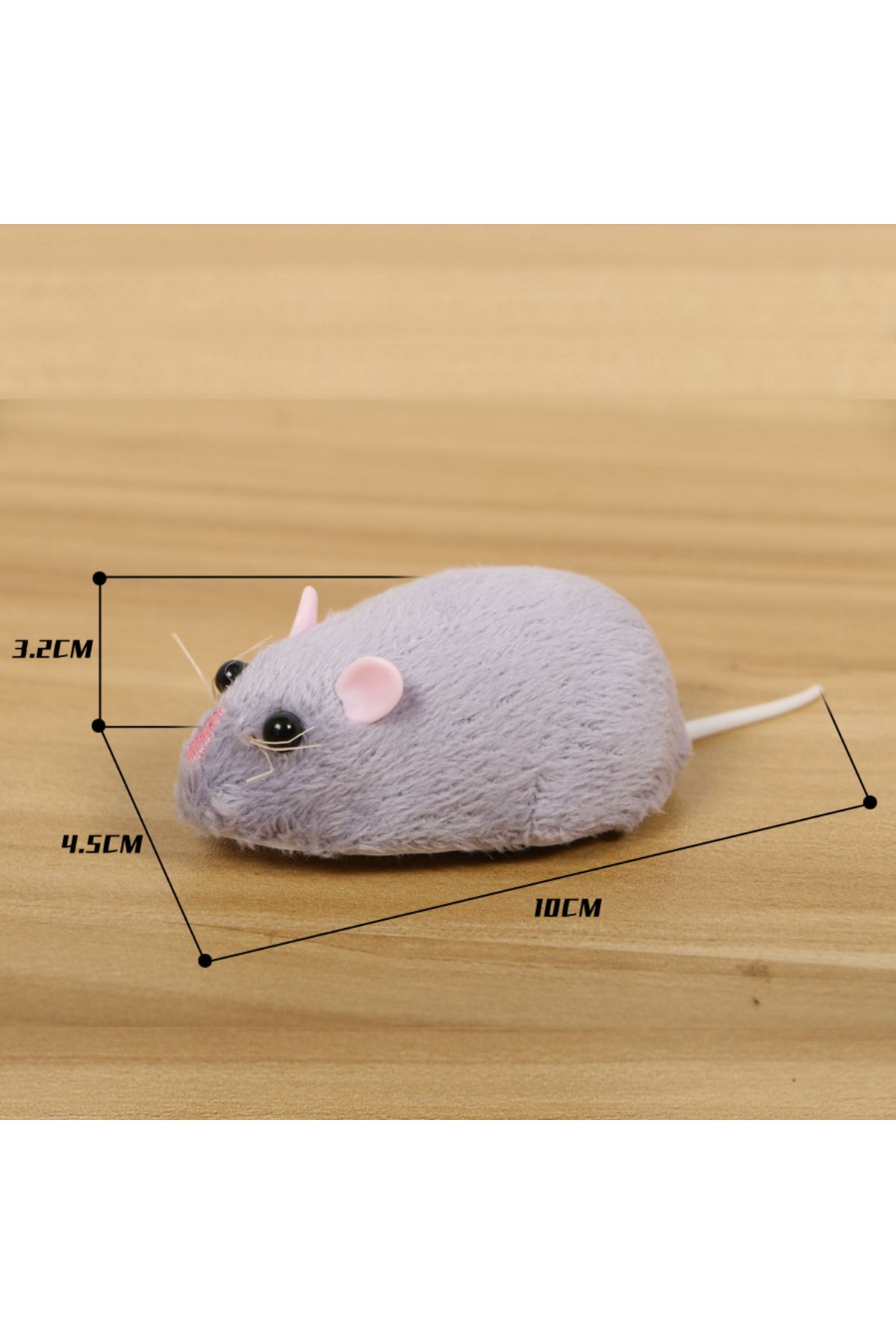 Choice-Rc Robot Toy Animals Wireless Electric Radio Control Rat Mouse Toy Flocking Emulation Toys Rat fo... 5